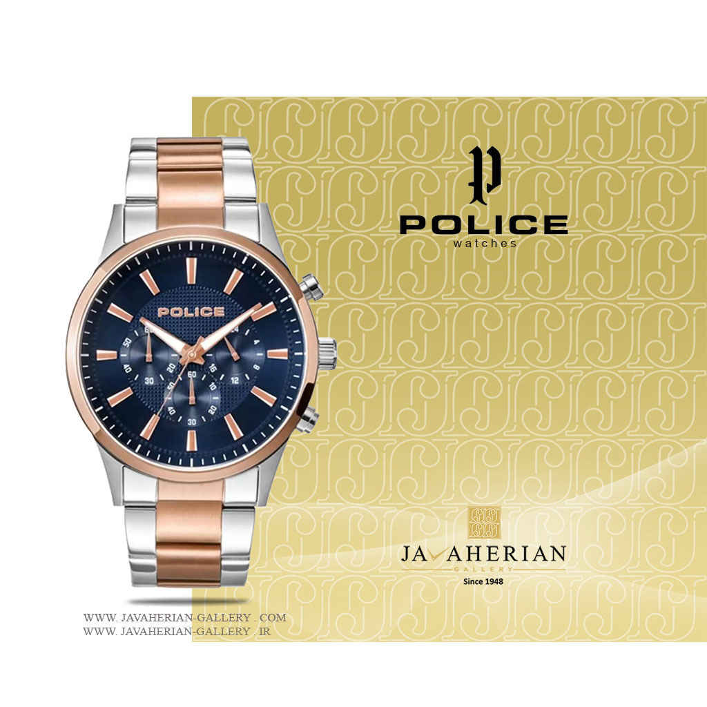 ساعت مچی مردانه پلیس P15589JSTR-03M 1 ساعت مچی مردانه پلیس P15589JSTR-03M