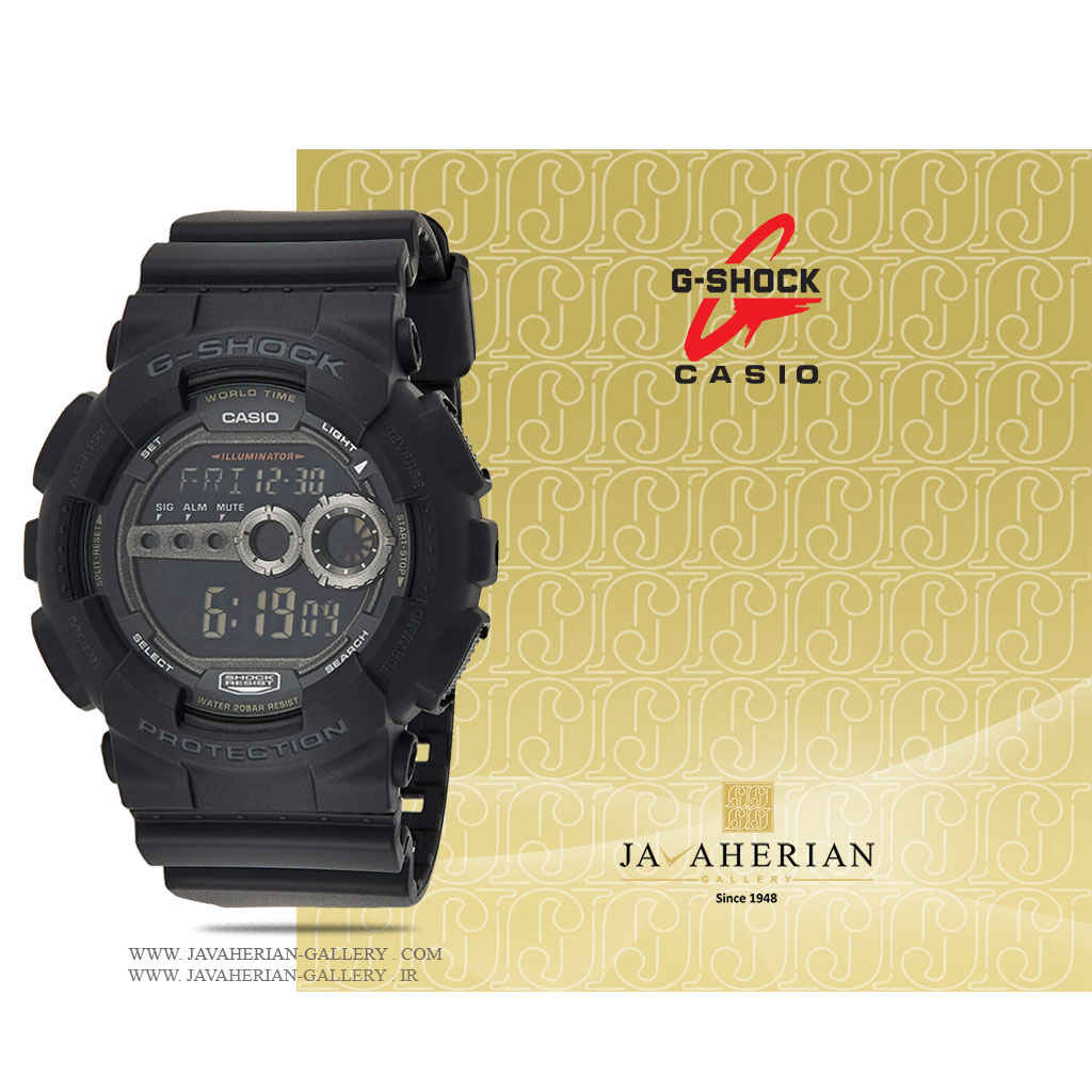 ساعت مچی مردانه کاسیو جی شاک GD-100-1B 1 ساعت مچی مردانه کاسیو جی شاک GD-100-1B