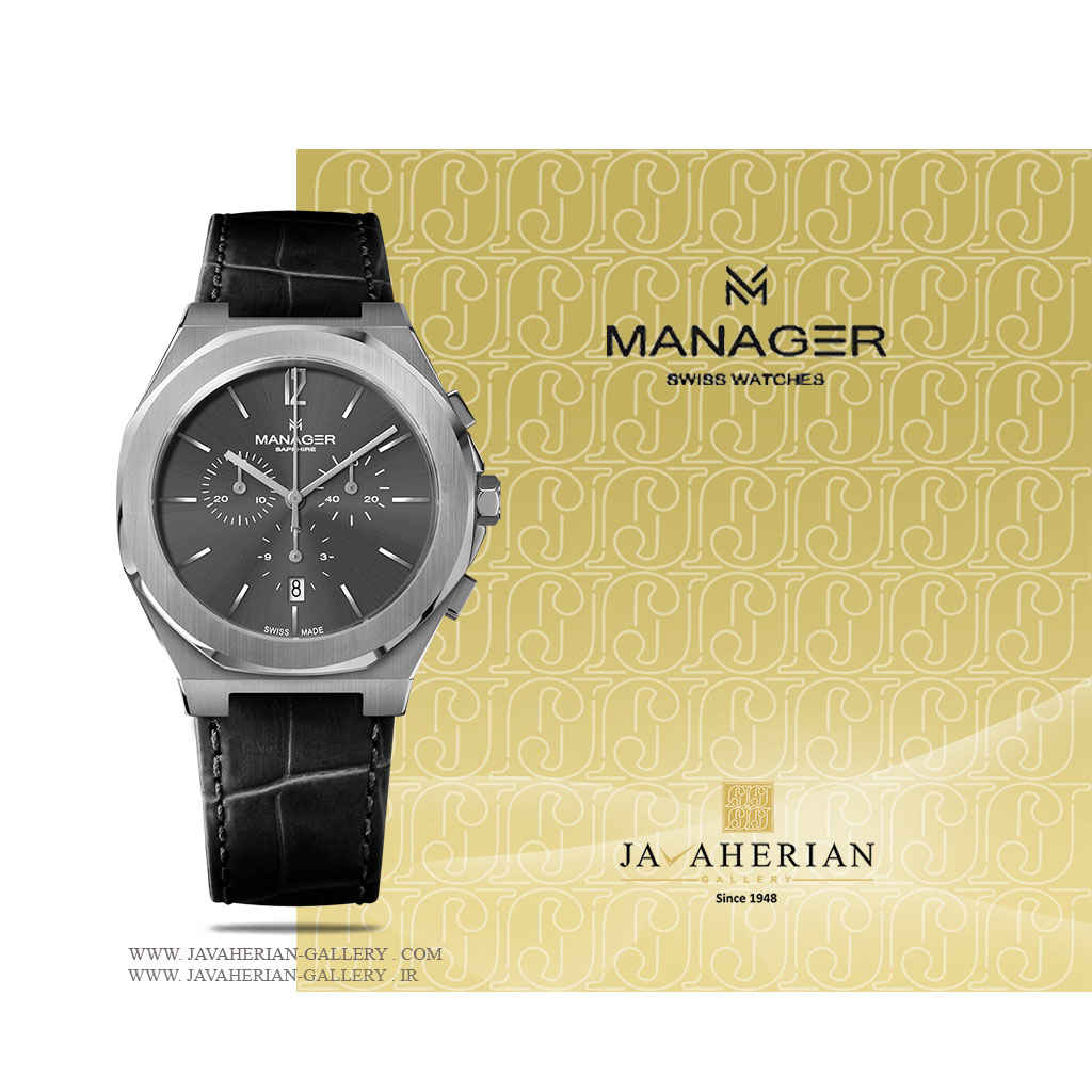 ساعت مردانه منیجر MAN-RS-02-SL 1 ساعت مچی مردانه منیجر MAN-RS-02-SL