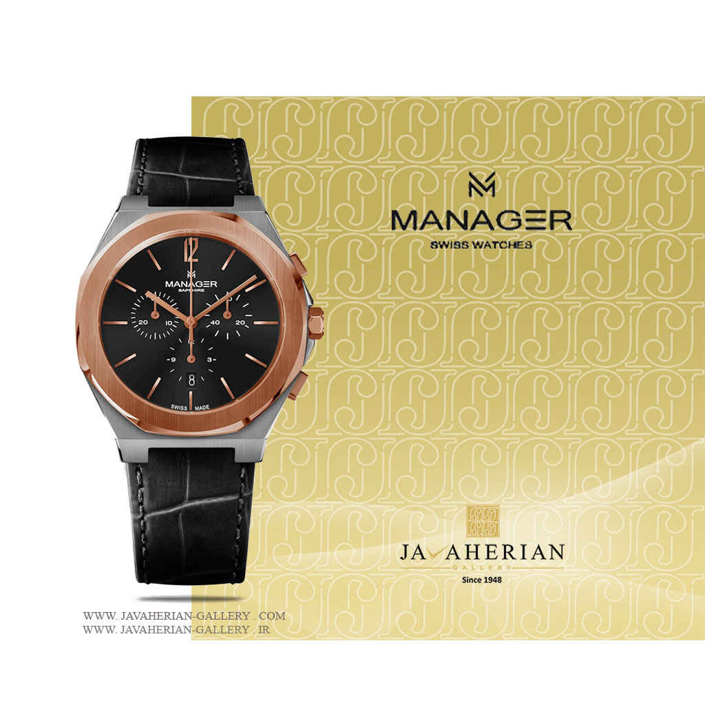 ساعت مردانه منیجر MAN-RS-06-BL 1 ساعت مچی مردانه منیجر MAN-RS-06-BL