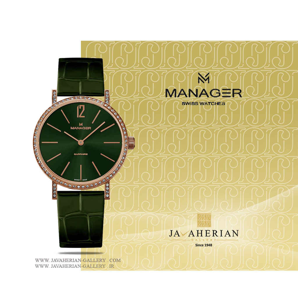 ساعت مچی زنانه منیجر MAN-PA-09-RL 1 MAN-PA-09-RL