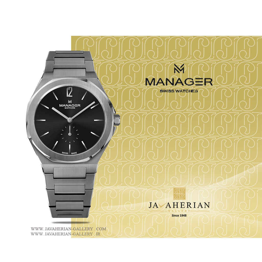 ساعت مردانه منیجر MAN-RP-01-SM 1 ساعت مچی مردانه منیجر MAN-RP-01-SM