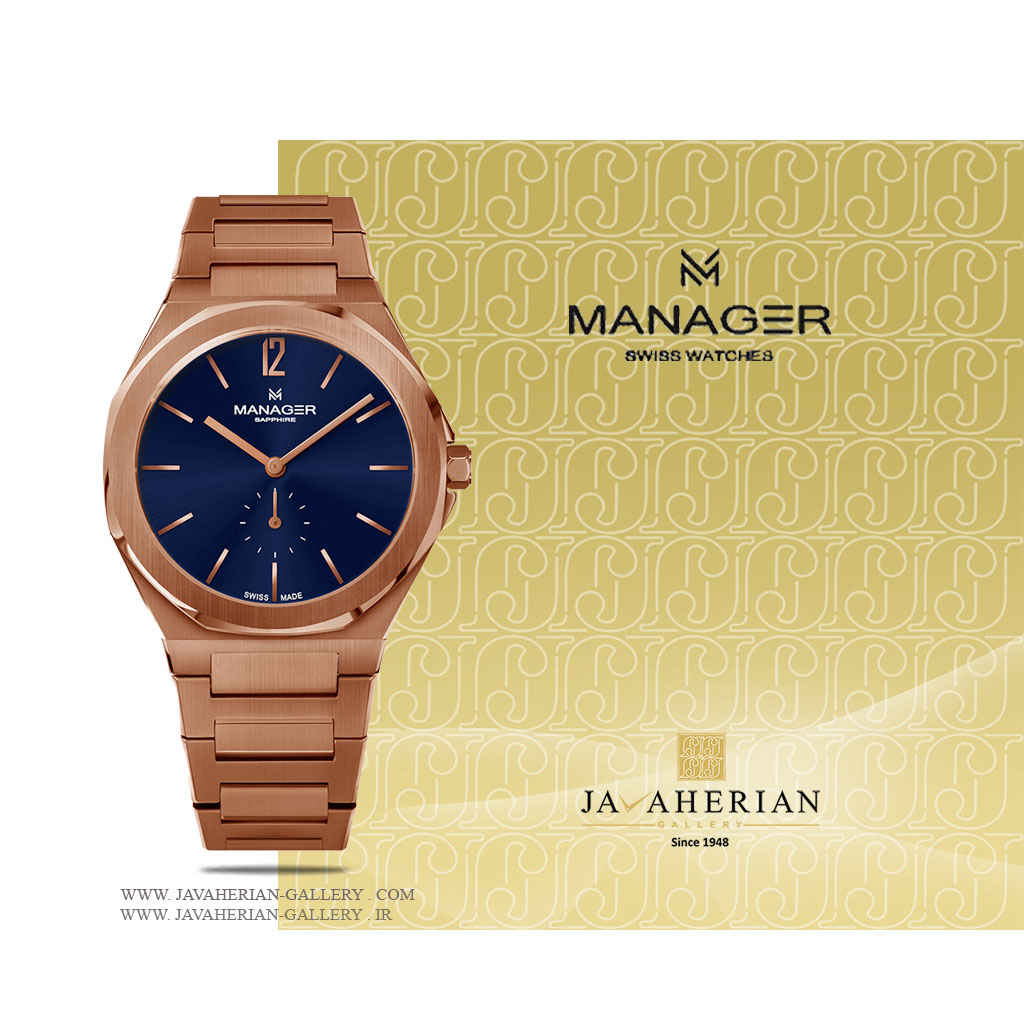 ساعت مردانه منیجر MAN-RP-08-RM 1 ساعت مچی مردانه منیجر MAN-RP-08-RM