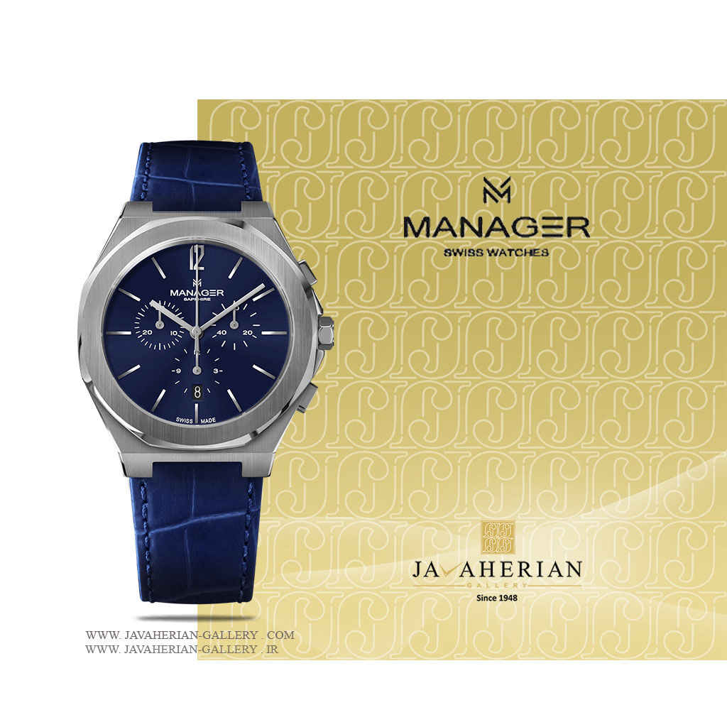 ساعت مردانه منیجر MAN-RS-03-SL 1 ساعت مچی مردانه منیجر MAN-RS-03-SL