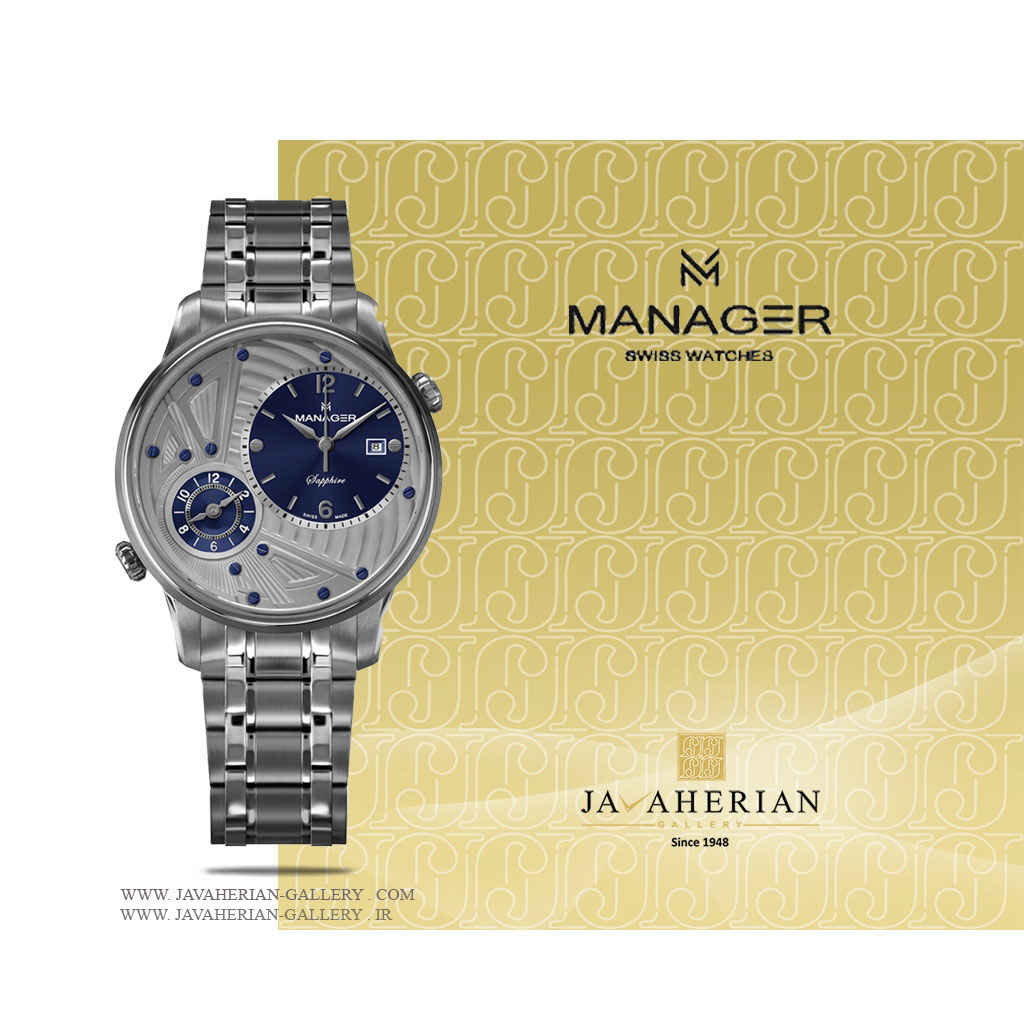 ساعت مردانه منیجر MAN-TR-02-SM 1 ساعت مچی مردانه منیجر MAN-TR-02-SM