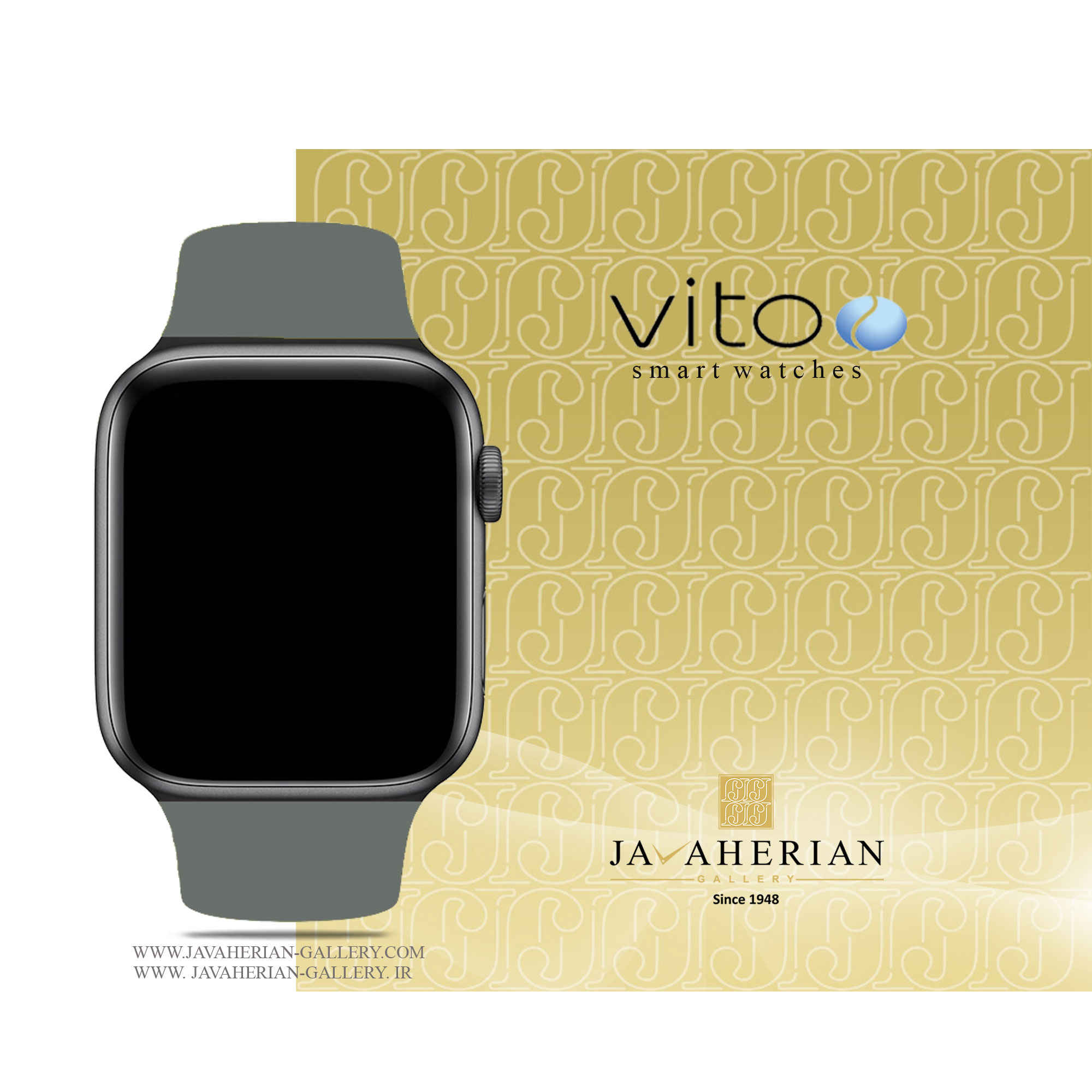 ساعت هوشمند ماکرو ویر (ویتو) VT01-6M.BK.GR 1 ساعت هوشمند ماکرو ویر (ویتو) VT01-6M.BK.GR