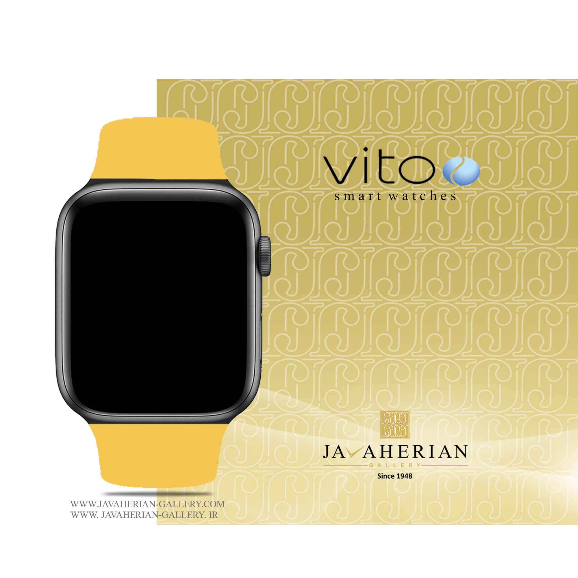 ساعت هوشمند ماکرو ویر (ویتو) VT01-6M.BK.YL2 1 ساعت هوشمند ماکرو ویر (ویتو) VT01-6M.BK.YL2