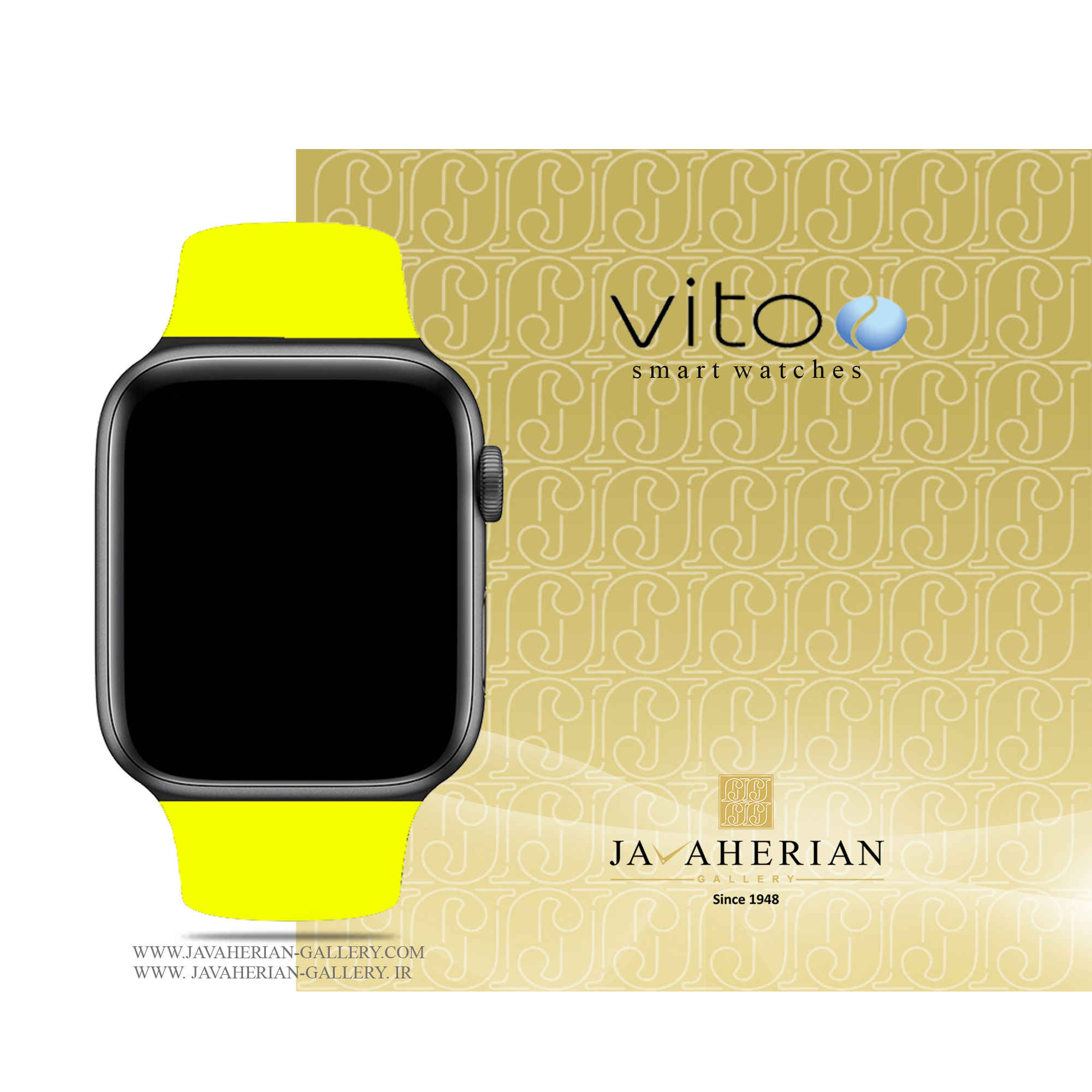 ساعت هوشمند ماکرو ویر (ویتو) VT01-6PLUS.BK.YL1 1 ساعت هوشمند ماکرو ویر (ویتو) VT01-6PLUS.BK.YL1