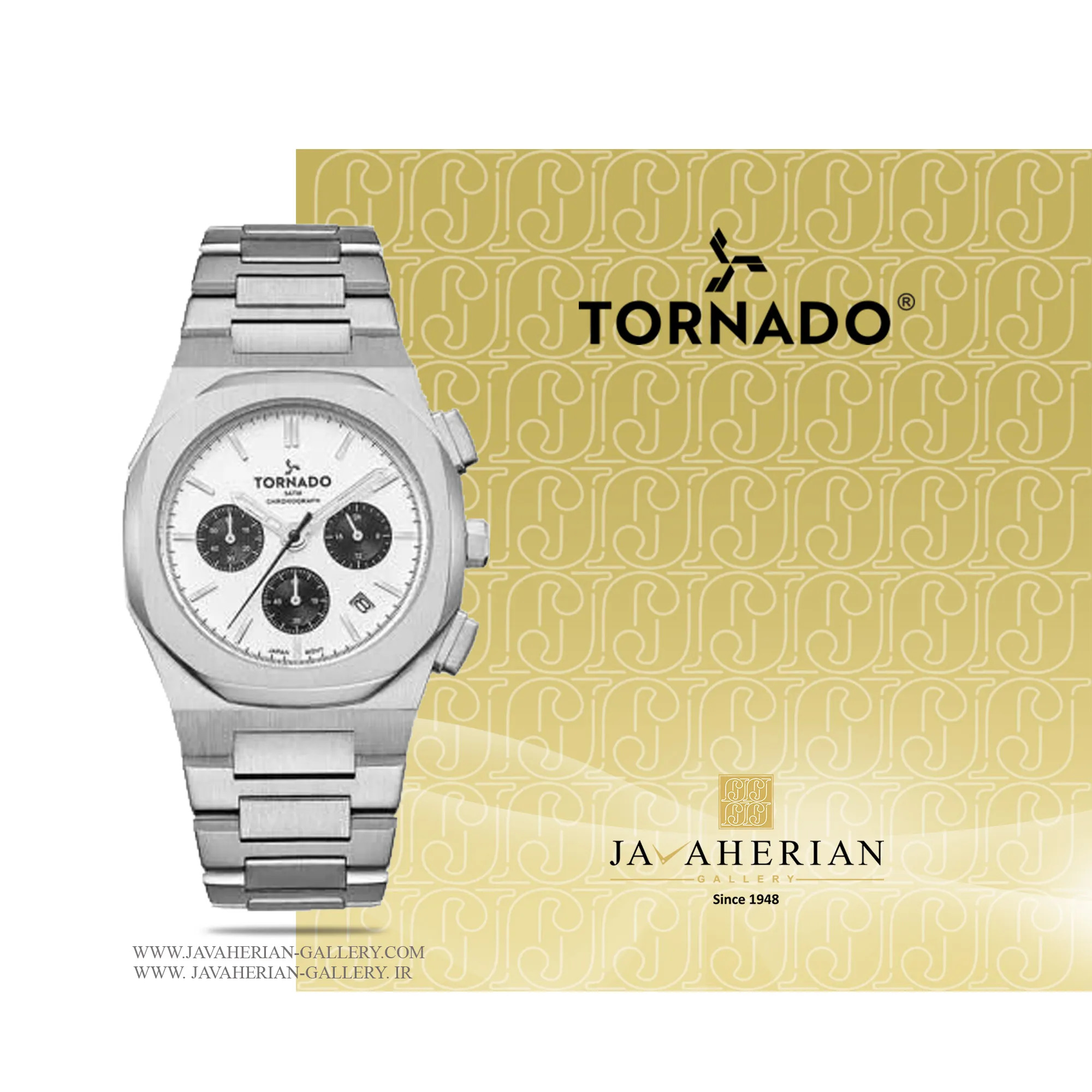 ساعت مردانه تورنادو T21102-SBSW 1 ساعت مچی مردانه تورنادو Tornado T21102-SBSW , T21102-SBSW