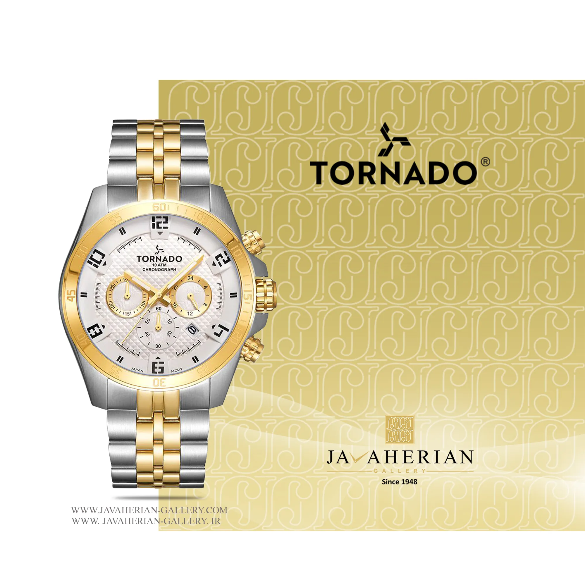 ساعت مردانه تورنادو T3149B-TBTW 1 ساعت مچی مردانه تورنادو Tornado T3149B-TBTW , T3149B-TBTW
