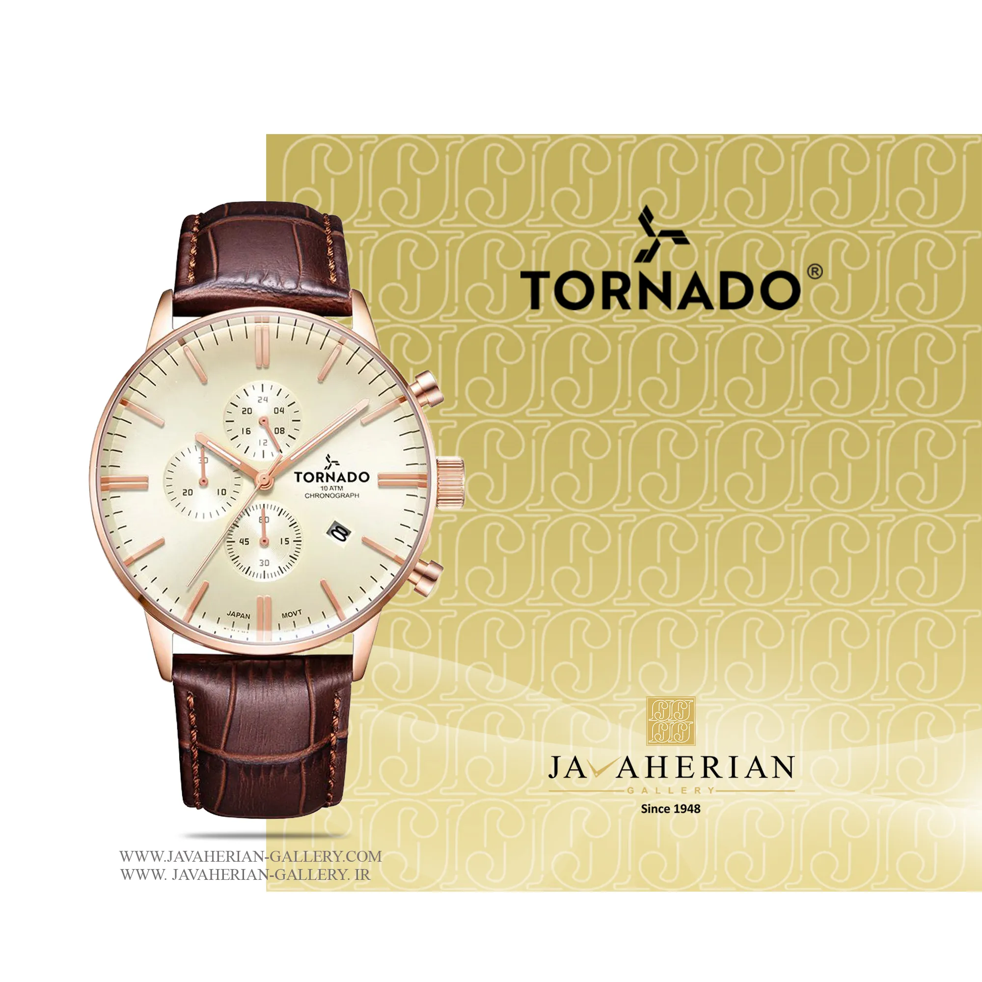 ساعت مردانه تورنادو T6102-RLDI 1 ساعت مچی مردانه تورنادو Tornado T6102-RLDI , T6102-RLDI