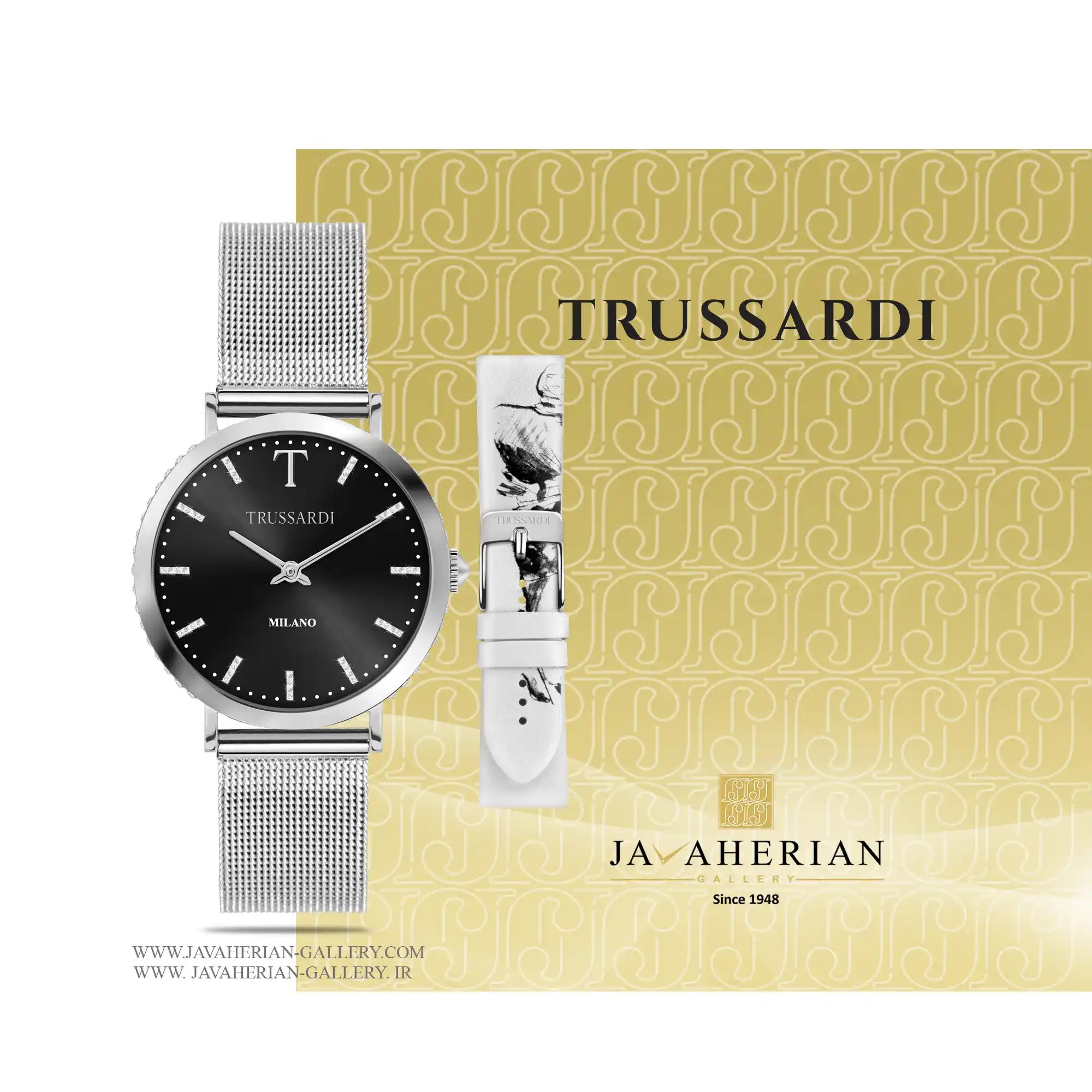 ساعت زنانه تروساردی R2453140501 1 ساعت مچی زنانه تروساردی Trussardi R2453140501 , R2453140501