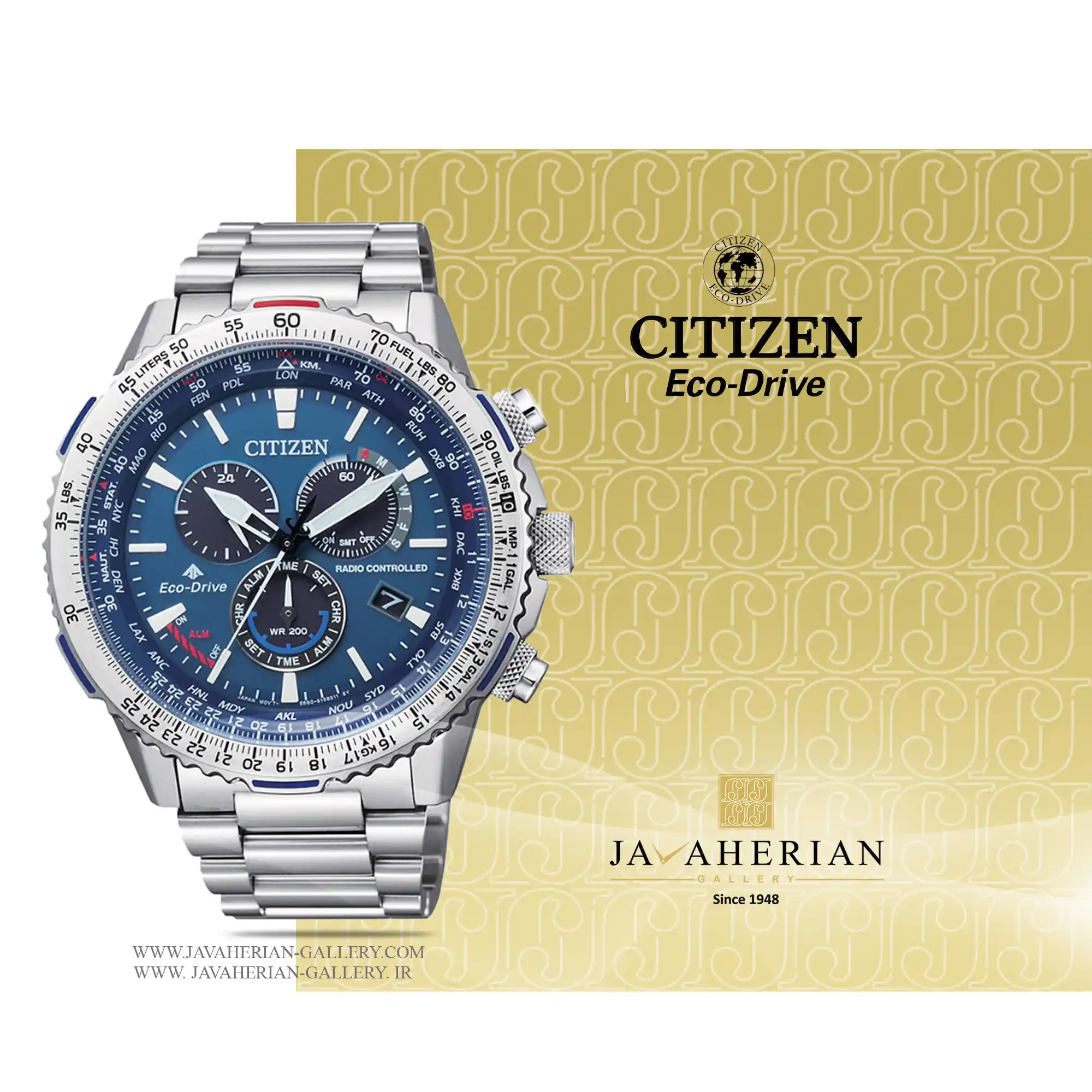 ساعت مردانه سیتیزن CB5000-50L 1 ساعت مردانه سیتیزن Citizen CB5000-50L