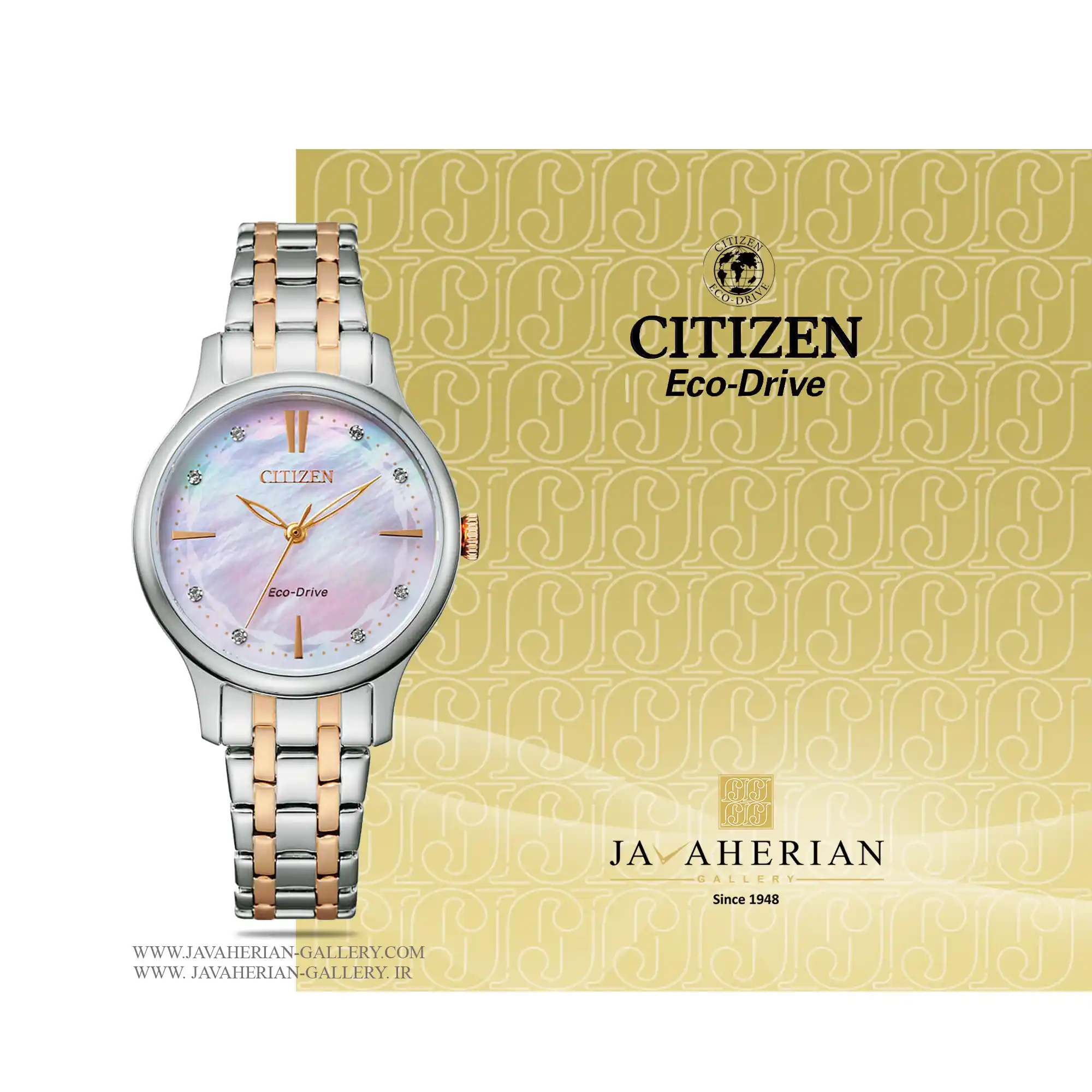 ساعت زنانه سیتیزن EM0896-89Y 1 ساعت زنانه سیتیزن Citizen EM0896-89Y , EM0896-89Y