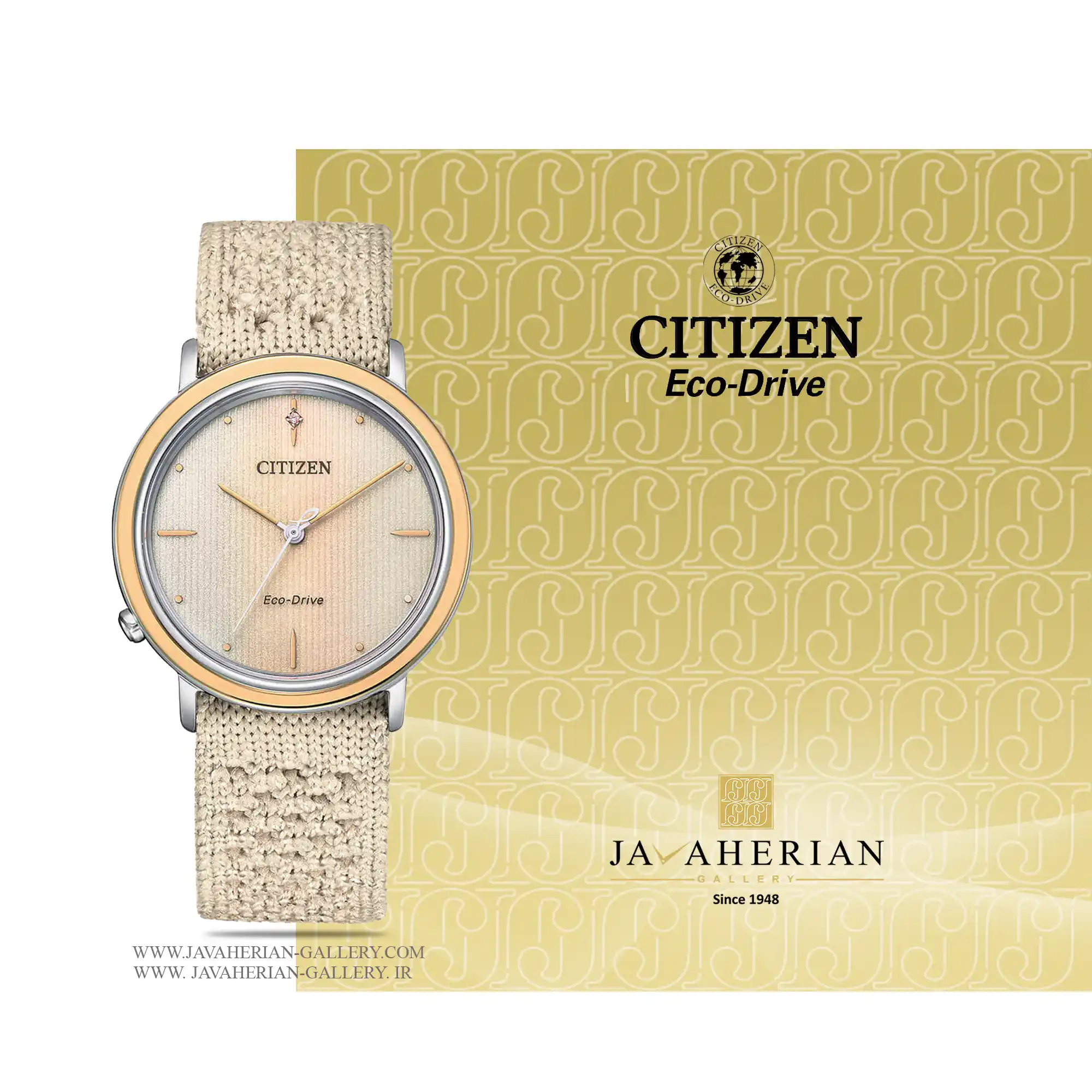 ساعت زنانه سیتیزن EM1006-40A 1 ساعت زنانه سیتیزن Citizen EM1006-40A , EM1006-40A