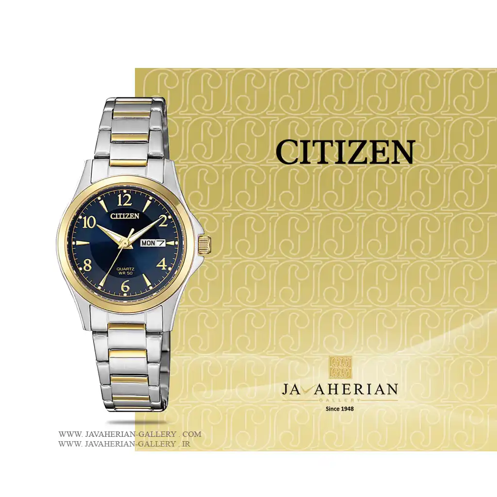 ساعت زنانه سیتیزن EQ0595-55L 1 ساعت زنانه سیتیزن Citizen EQ0595-55L , EQ0595-55L