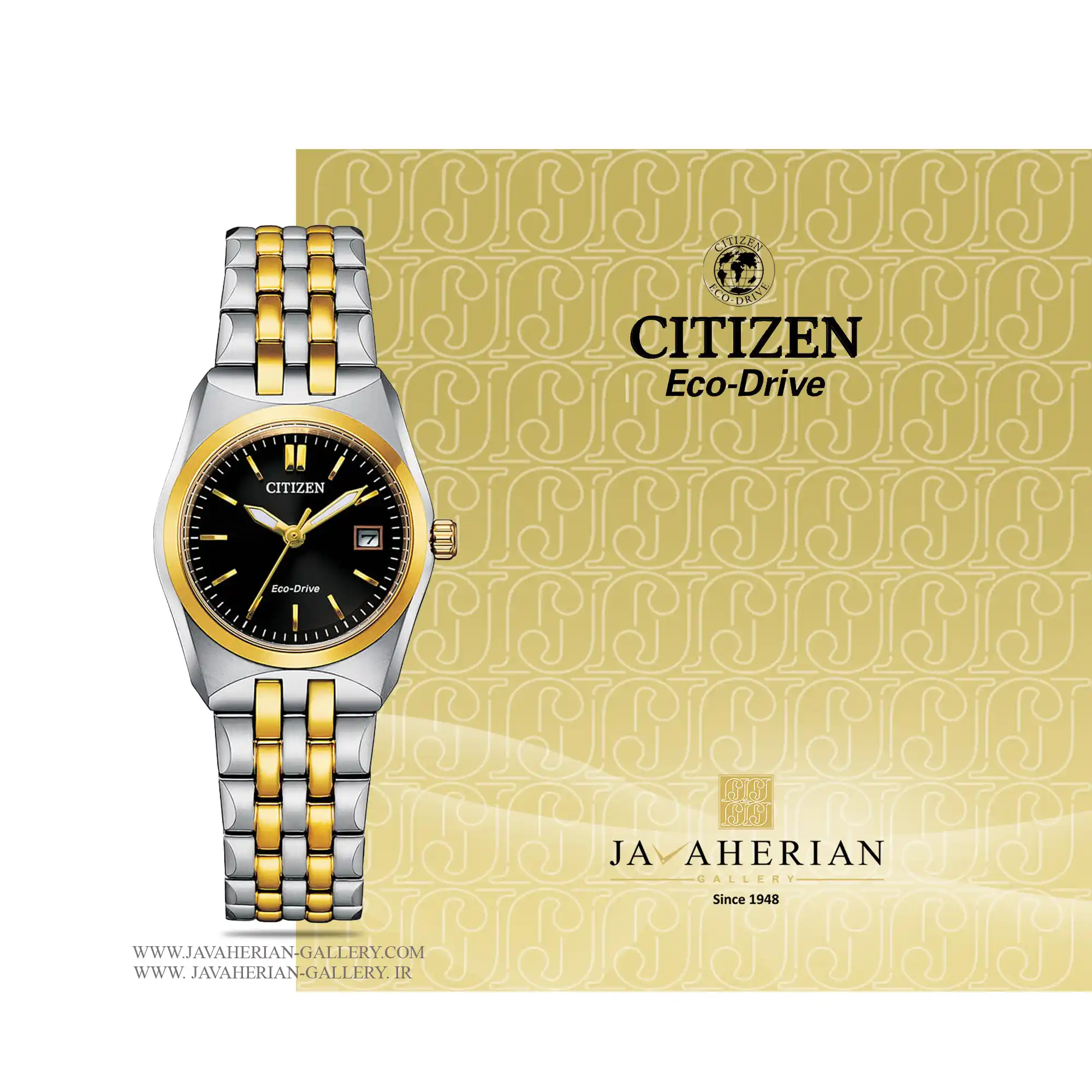 ساعت زنانه سیتیزن EW2299-50E 1 ساعت زنانه سیتیزن Citizen EW2299-50E , EW2299-50E