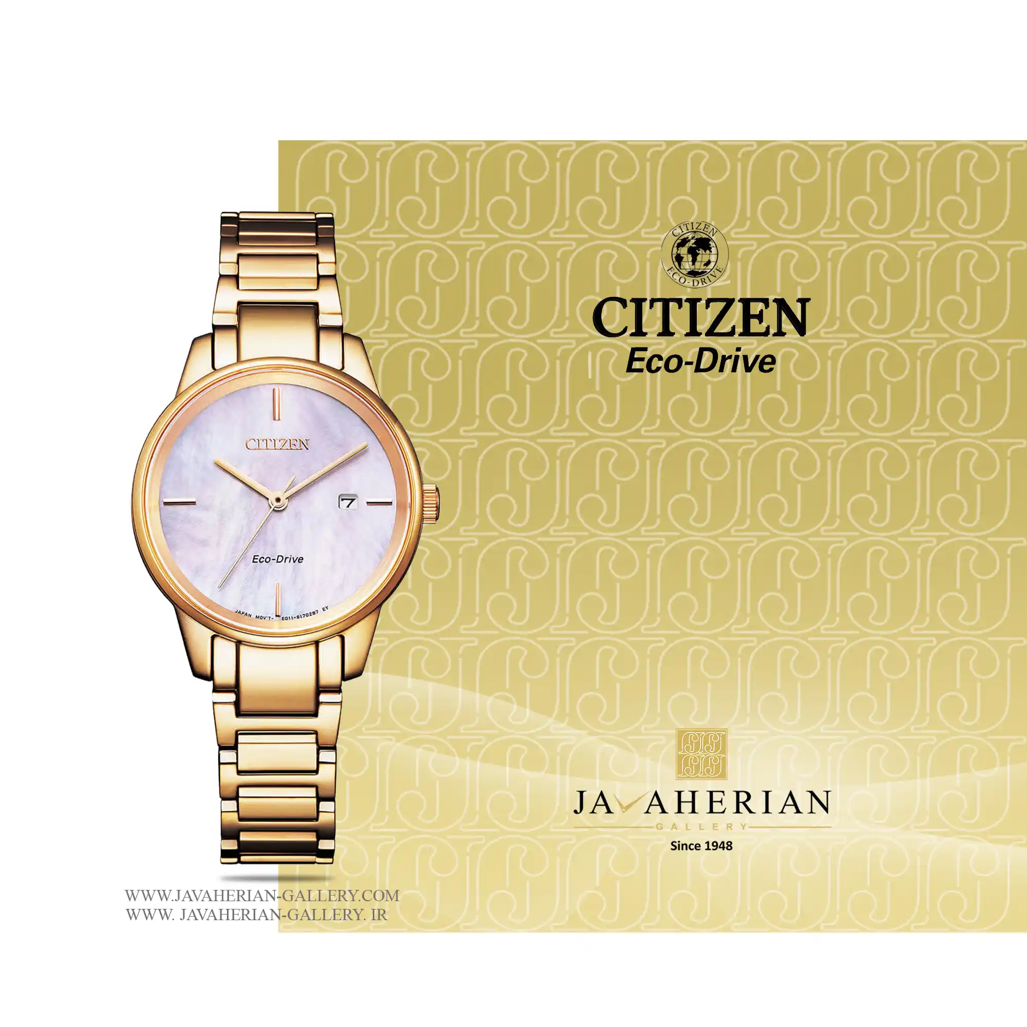 ساعت زنانه سیتیزن EW2593-87Y 1 ساعت زنانه سیتیزن Citizen EW2593-87Y , EW2593-87Y