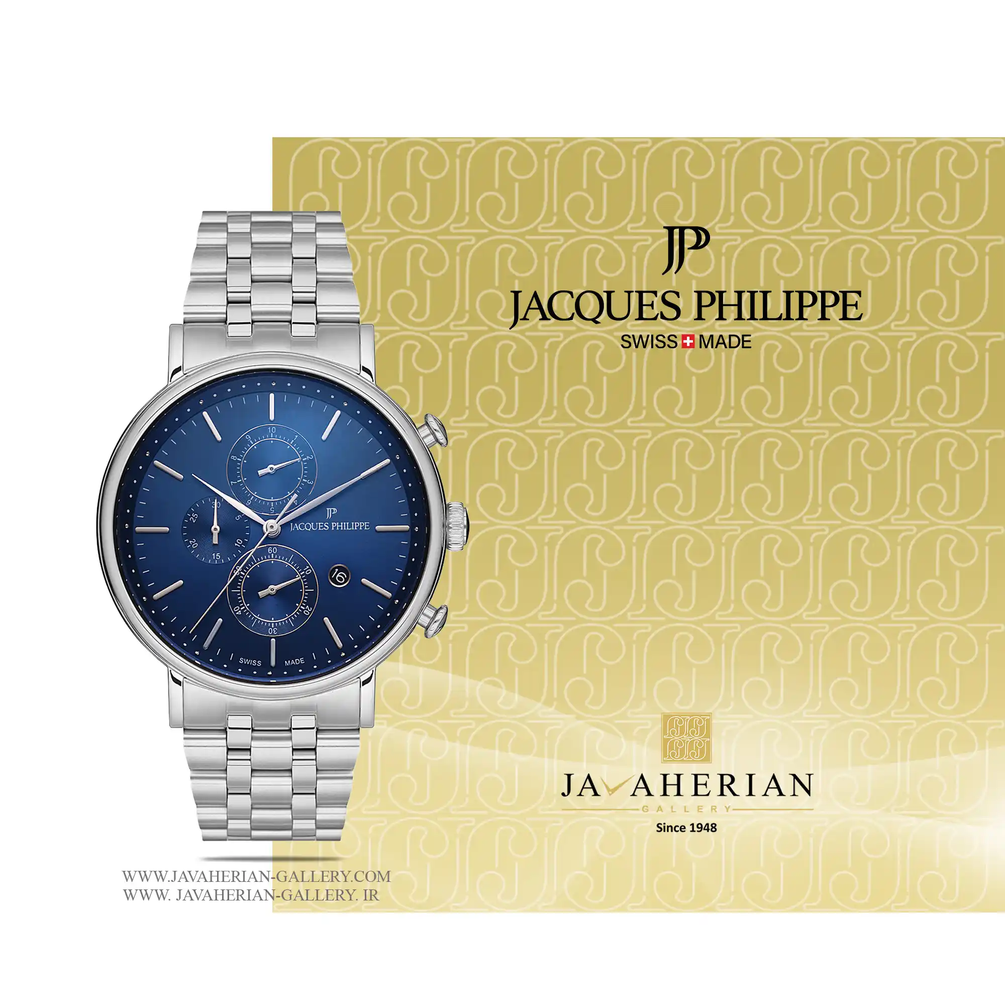 ساعت مردانه ژاک فیلیپ JPQGC021336 1 ساعت مردانه ژاک فیلیپ Jacques Philippe JPQGC021336 , JPQGC021336