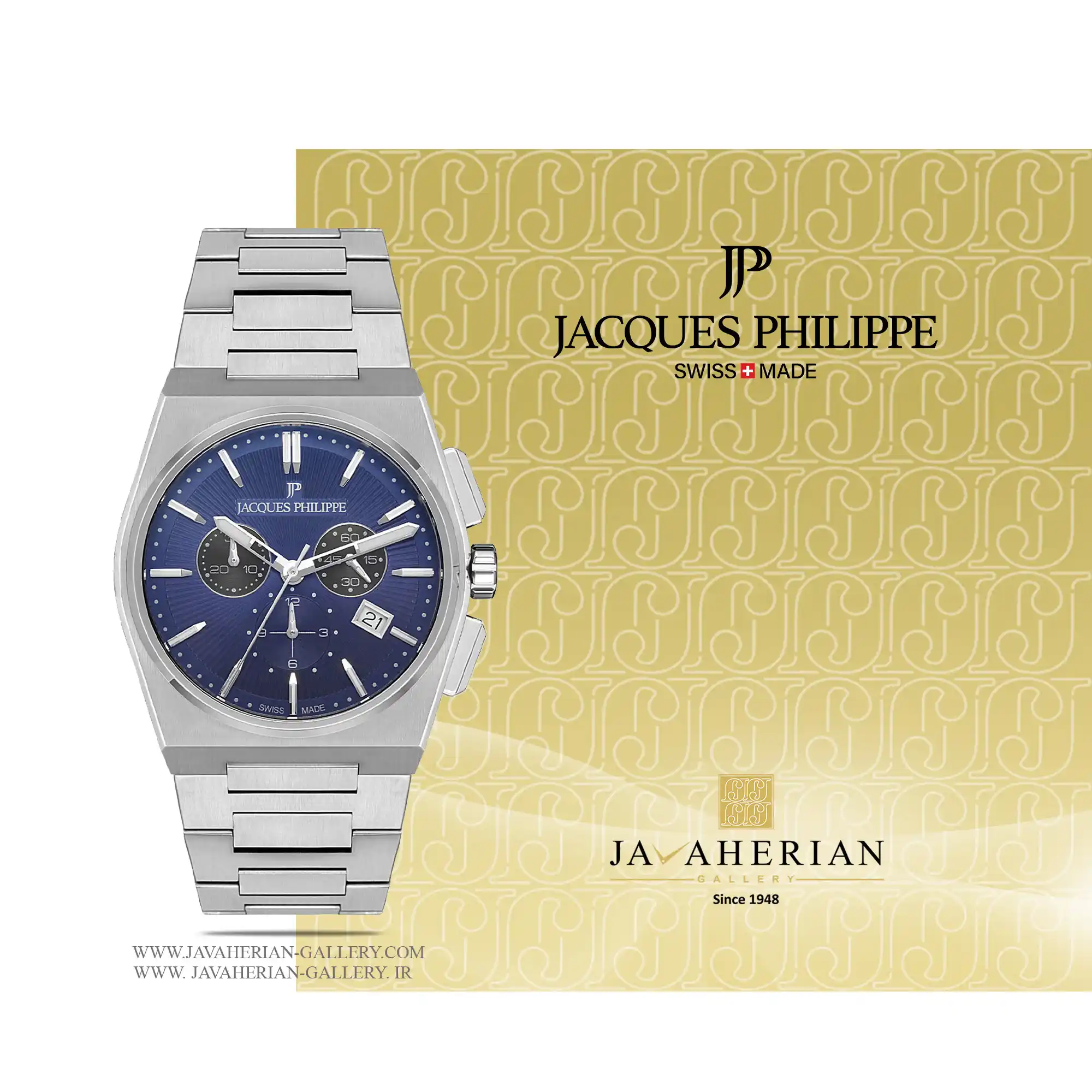 ساعت مردانه ژاک فیلیپ JPQGC411336 1 ساعت مردانه ژاک فیلیپ Jacques philippe JPQGC411336 , JPQGC411336