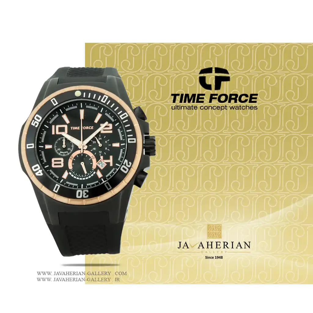 ساعت مردانه تایم فورس TF3395M16 1 ساعت مردانه تایم فورس Time Force TF3395M16