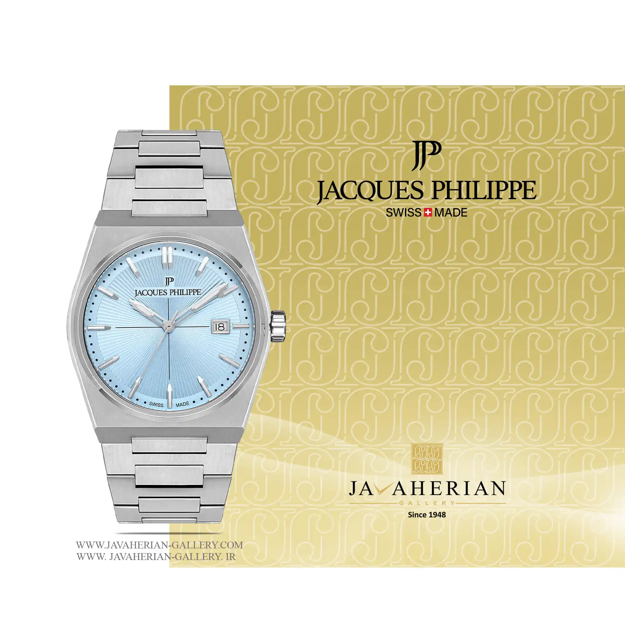 ساعت مردانه ژاک فیلیپ JPQGS4213X6LB 1 ساعت مردانه ژاک فیلیپ JPQGS4213X6LB Jacques Philippe