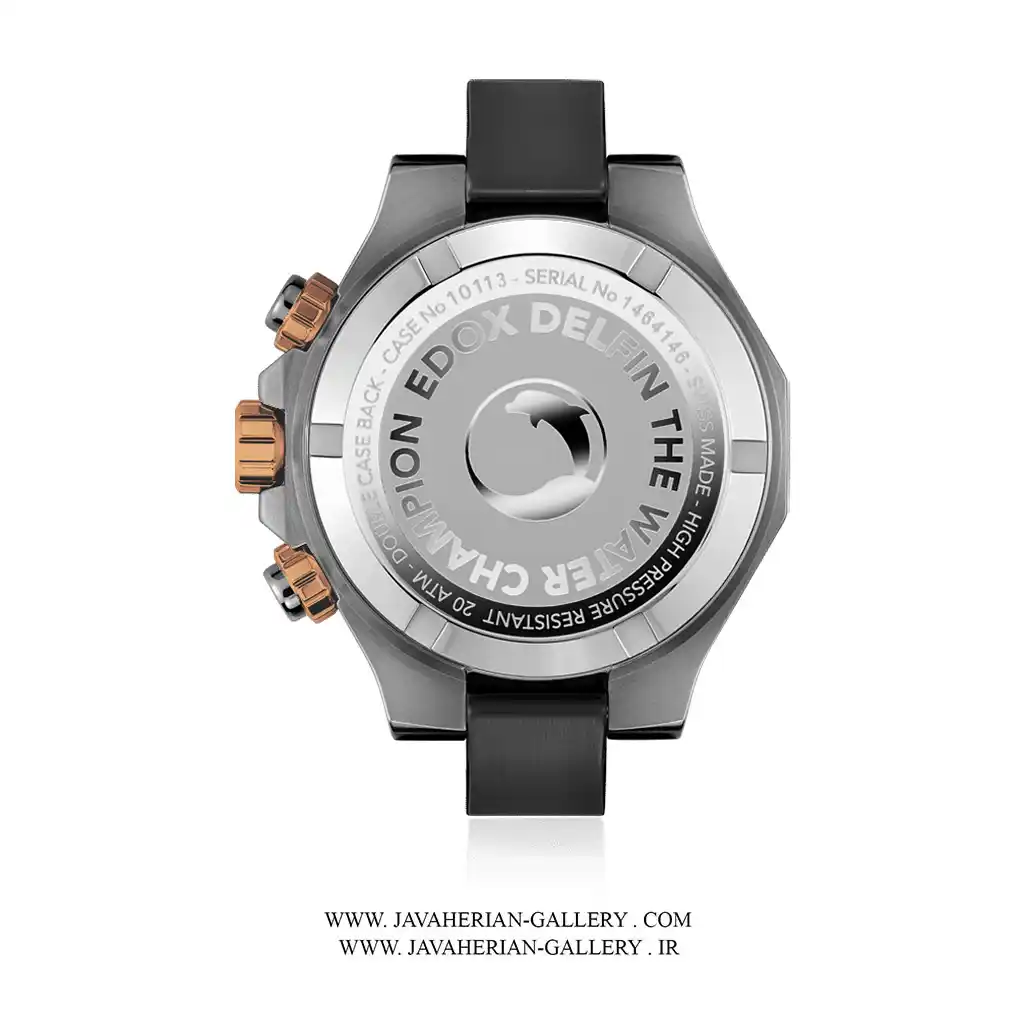 ساعت مردانه ادوکس 10112357GRNCABRNR 3 ساعت مردانه ادوکس 10112357GRNCABRNR Edox