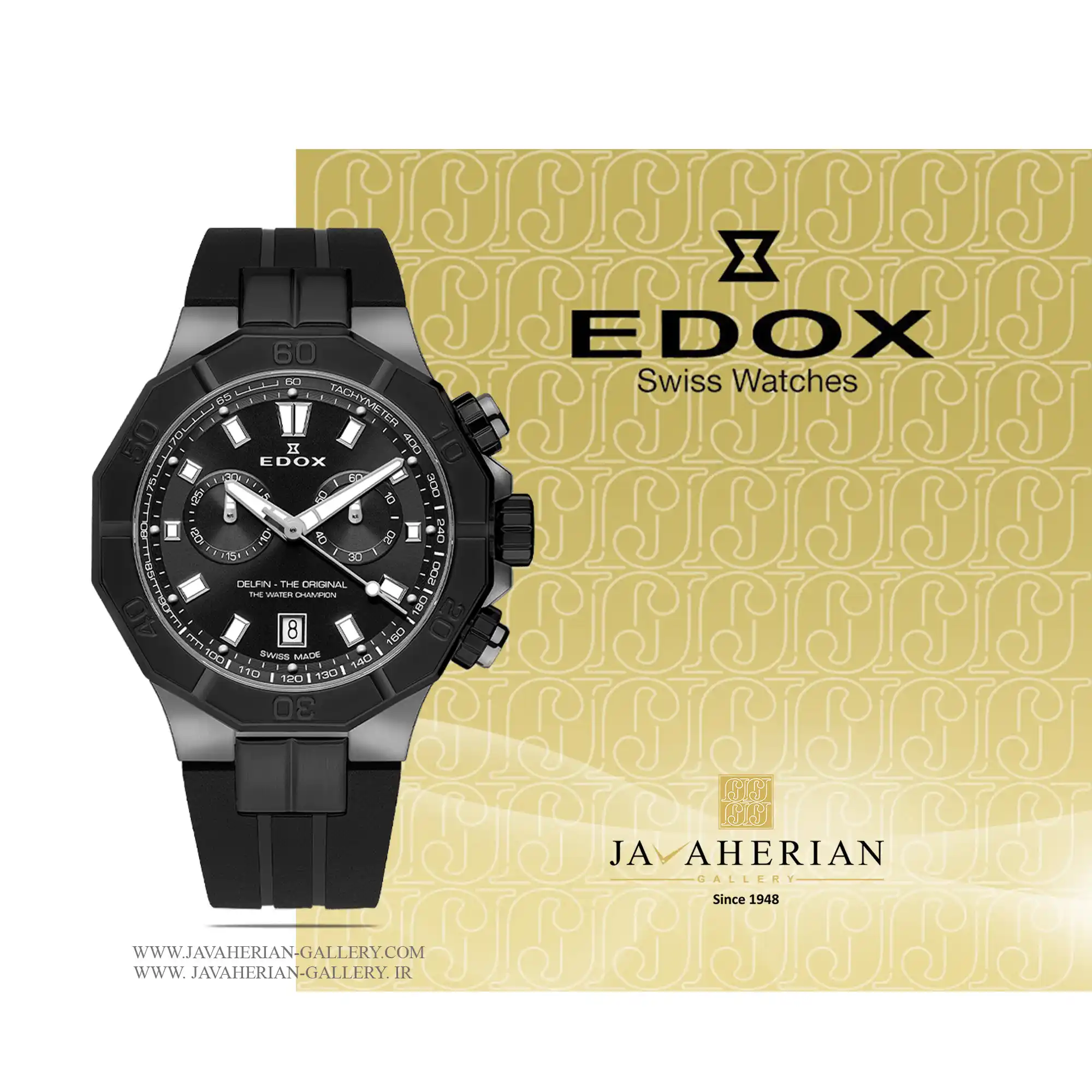ساعت مردانه ادوکس 1011337GNCANGIN 1 ساعت مردانه ادوکس 1011337GNCANGIN Edox