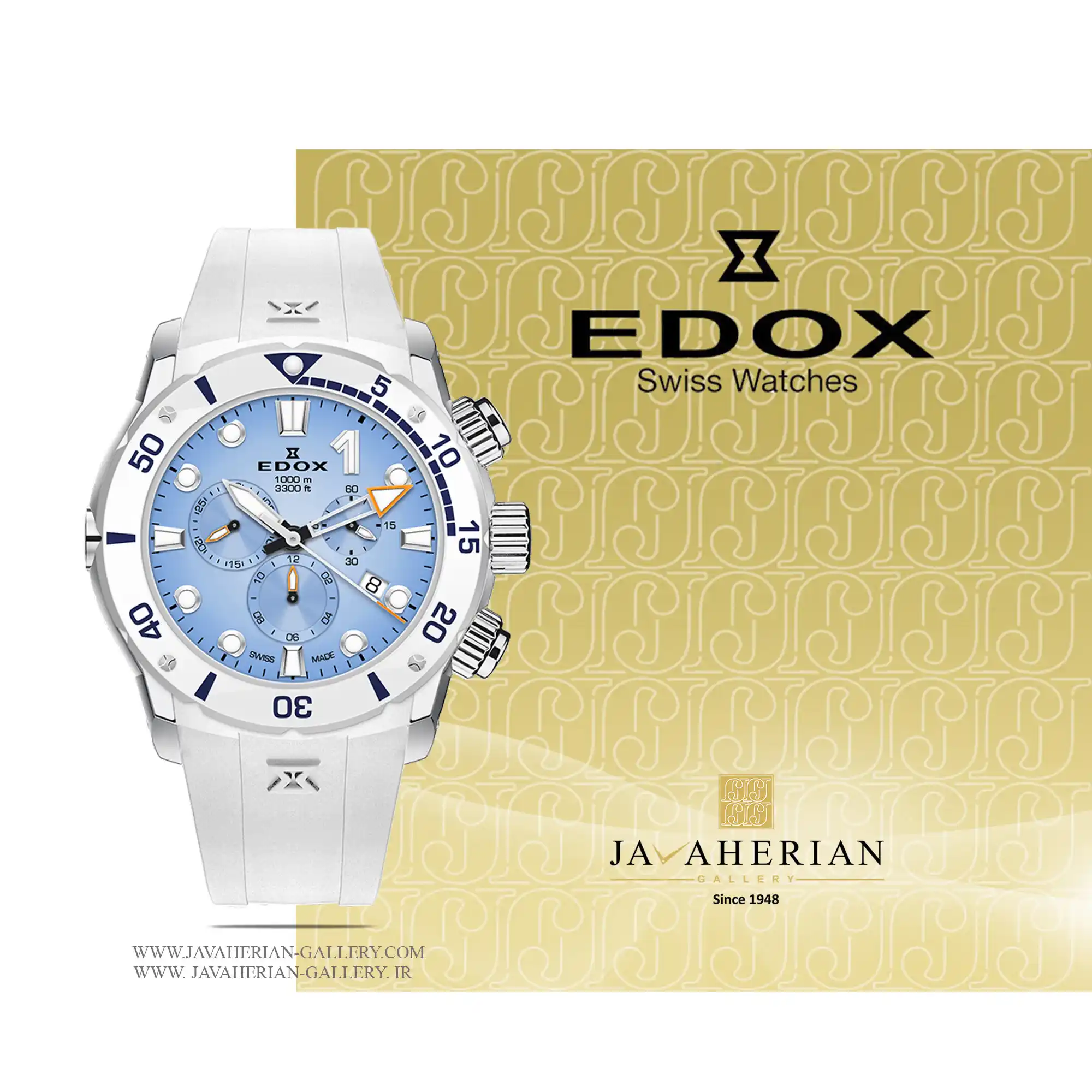 ساعت مردانه ادوکس 10242TINBBUICDNO 1 ساعت مردانه ادوکس 10242TINBBUICDNO Edox