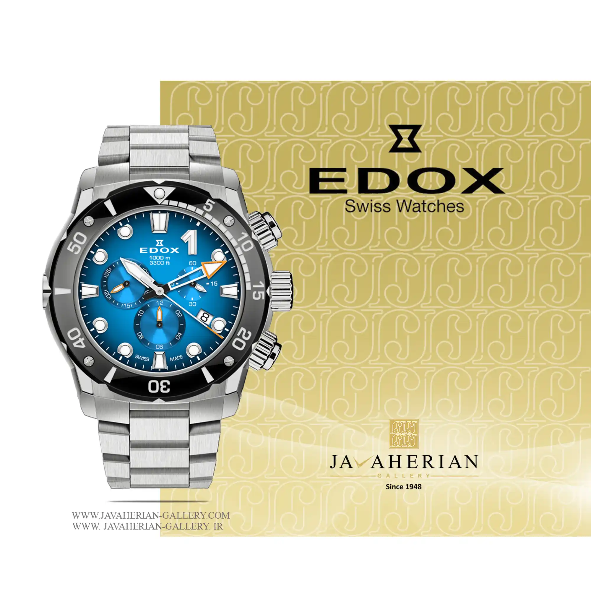 ساعت مردانه ادوکس 10242TINMBUIDN 1 ساعت مردانه ادوکس 10242TINMBUIDN Edox