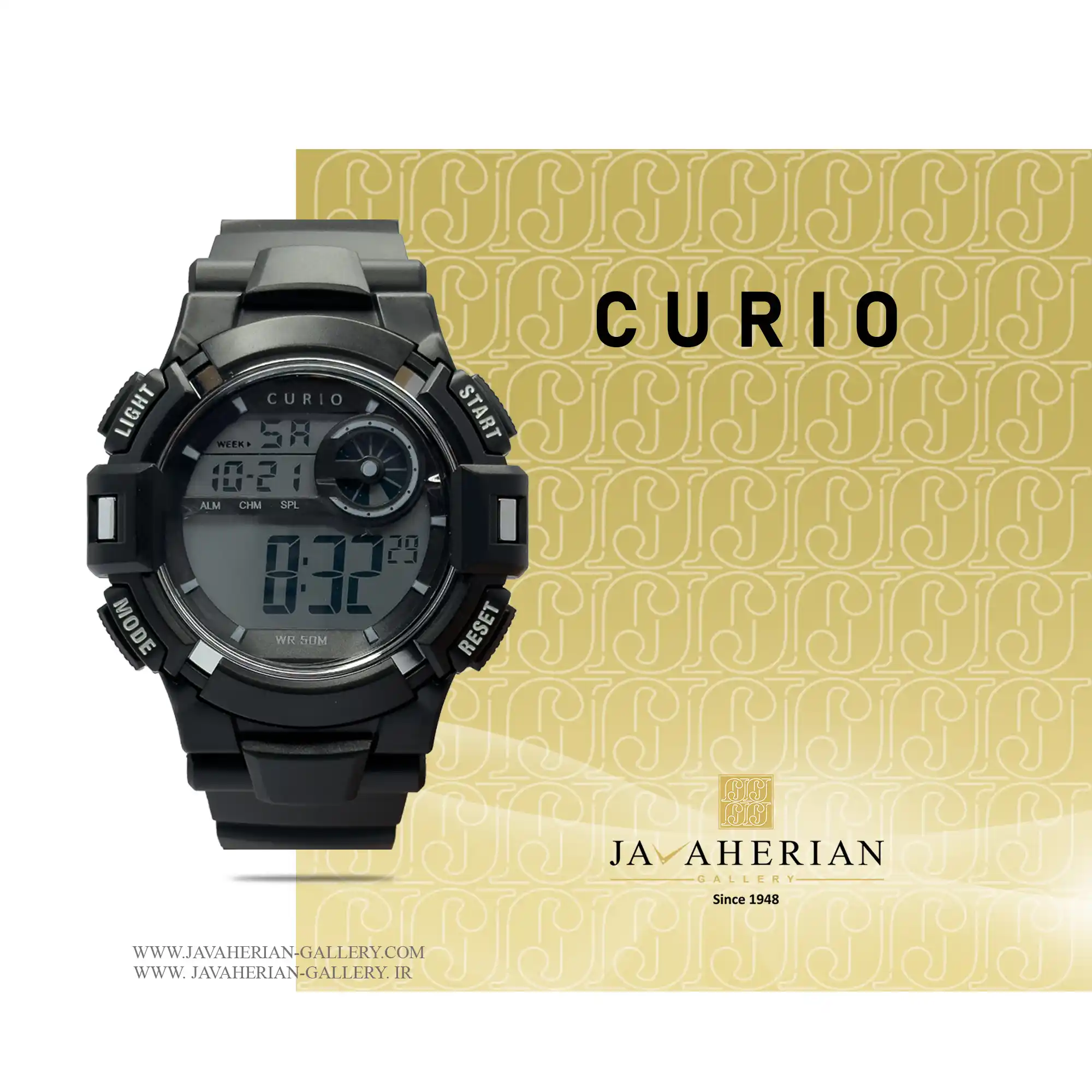 ساعت دیجیتال مردانه کوریو C305G-BL 1 ساعت مردانه کوریو 305G-BL Curio