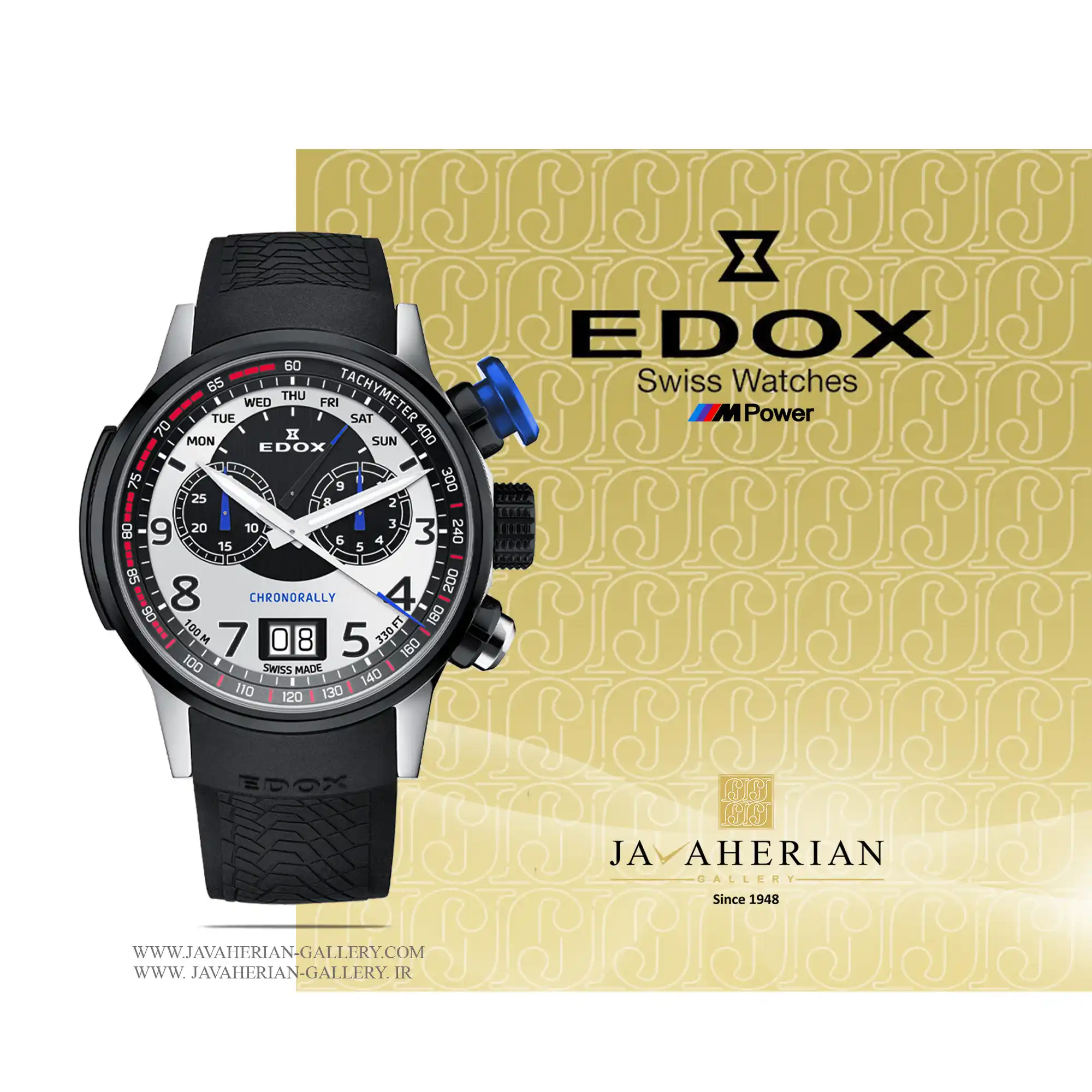 ساعت مردانه ادوکس 38001TINNBUBN 1 ساعت مردانه ادوکس 38001TINNBUBN Edox