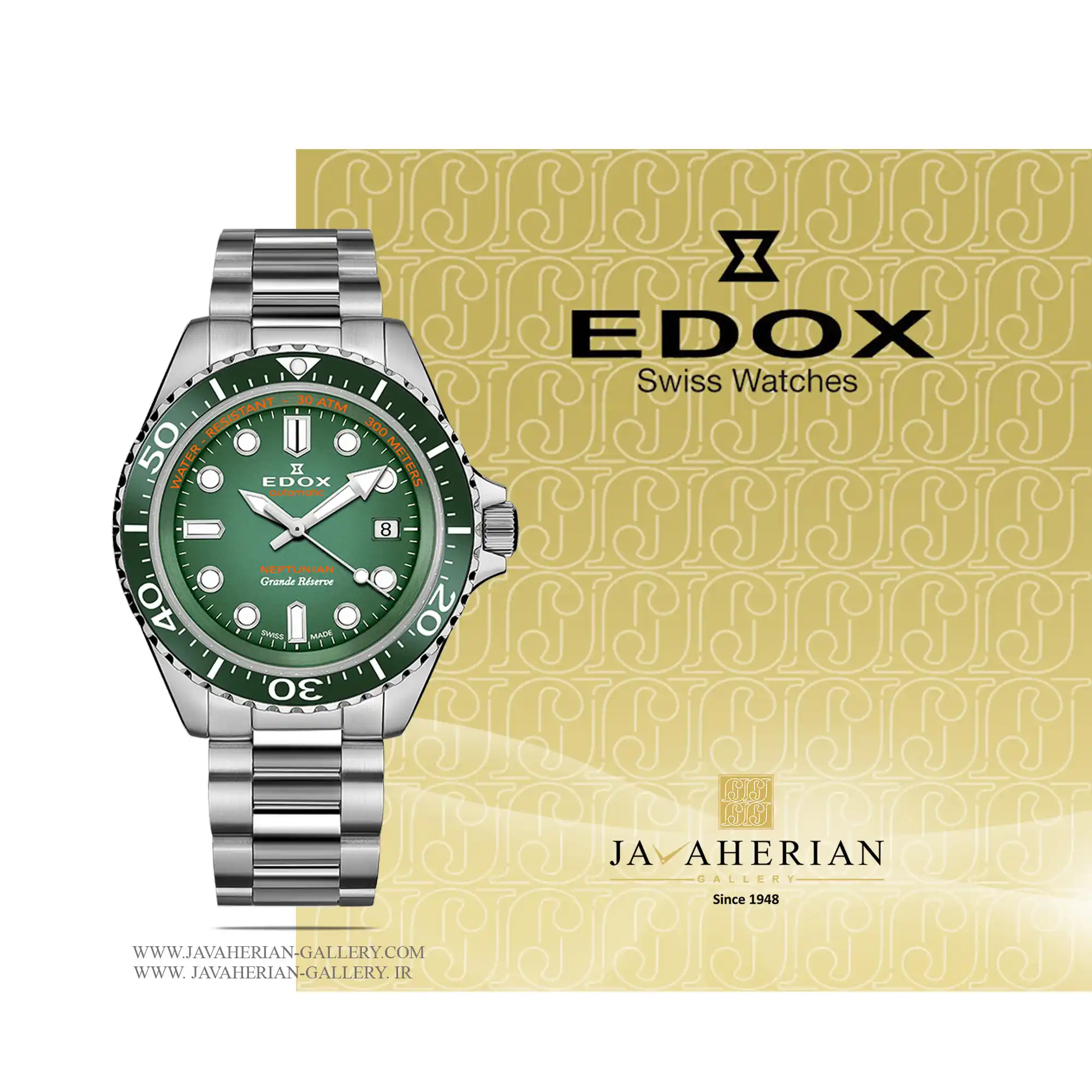 ساعت مردانه ادوکس 80801-3VM-VDN 1 ساعت مردانه ادوکس 80801-3VM-VDN Eox