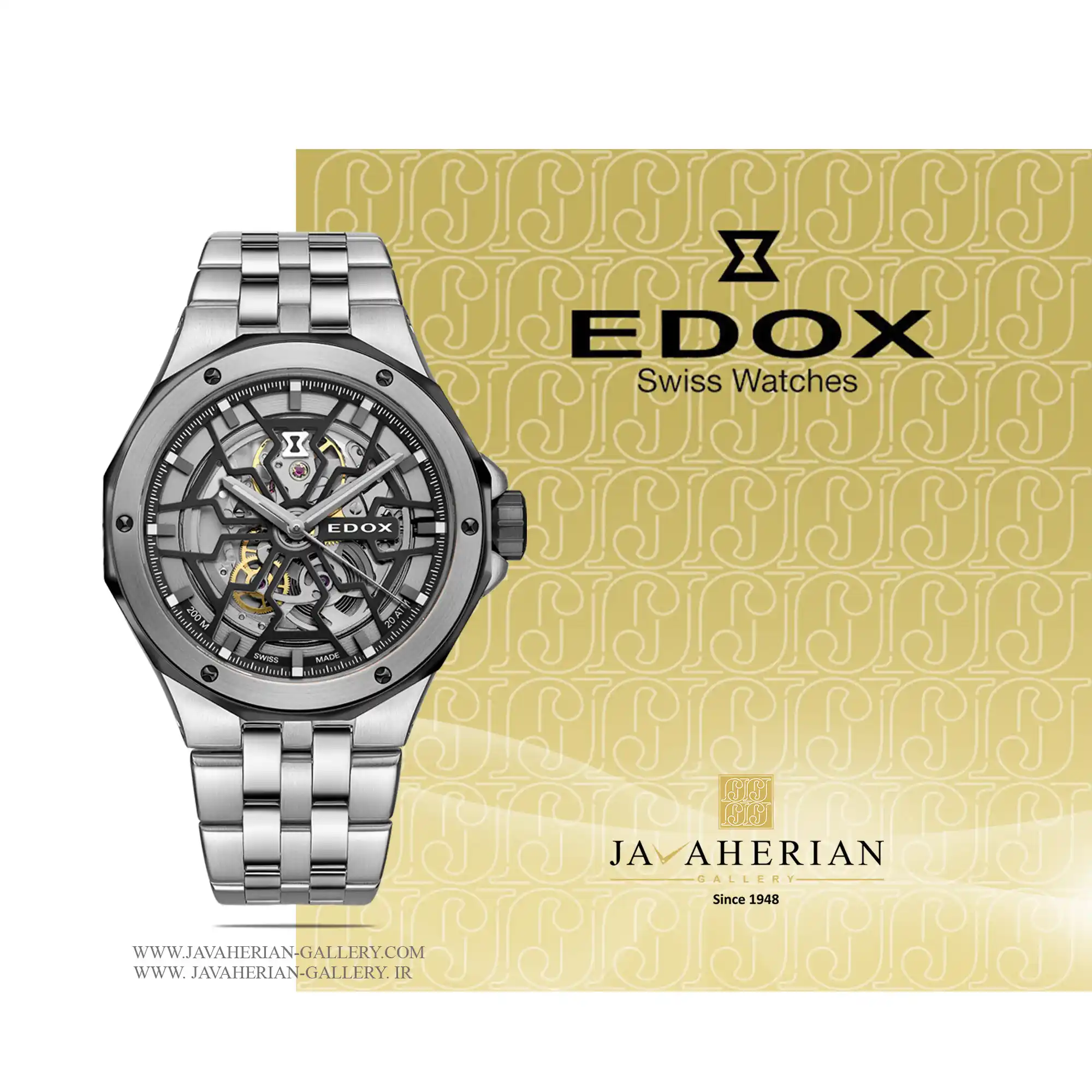 ساعت مردانه ادوکس 853033NMNBG 1 ساعت مردانه ادوکس 853033NMNBG Edox