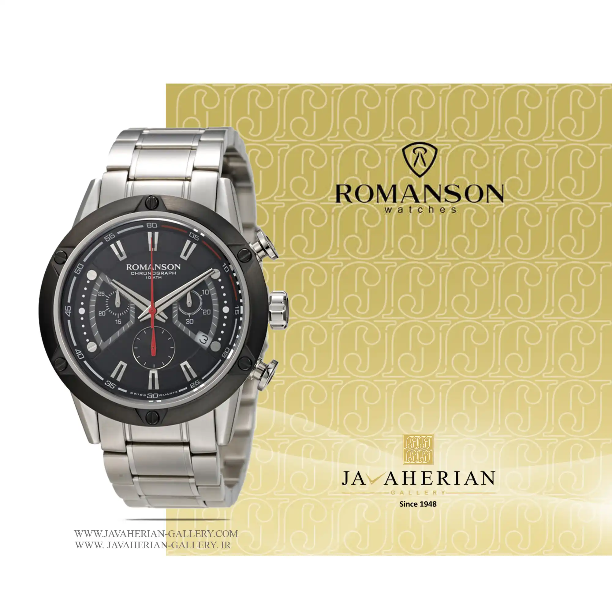 ساعت مردانه رومانسون AM3212HM1DA32W 1 ساعت مردانه رومانسون AM3212HM1DA32W Romanson