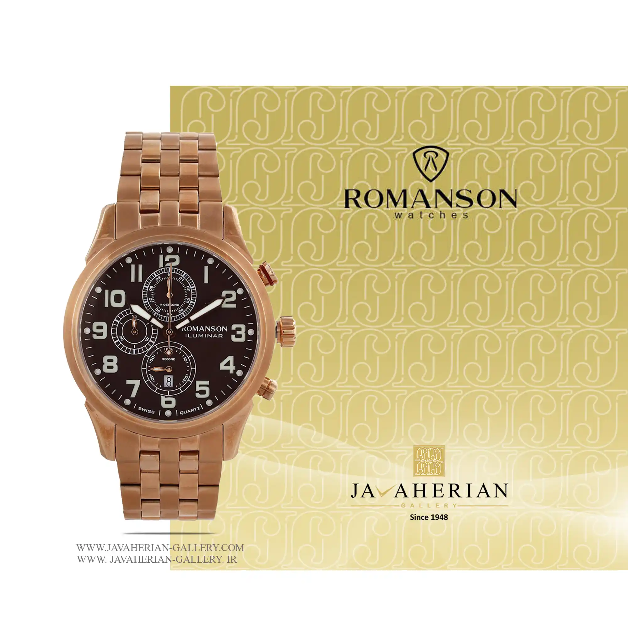 ساعت مردانه رومانسون AM6A14HMRRABR5 1 ساعت مردانه رومانسون AM6A14HMRRABR5 Romanson