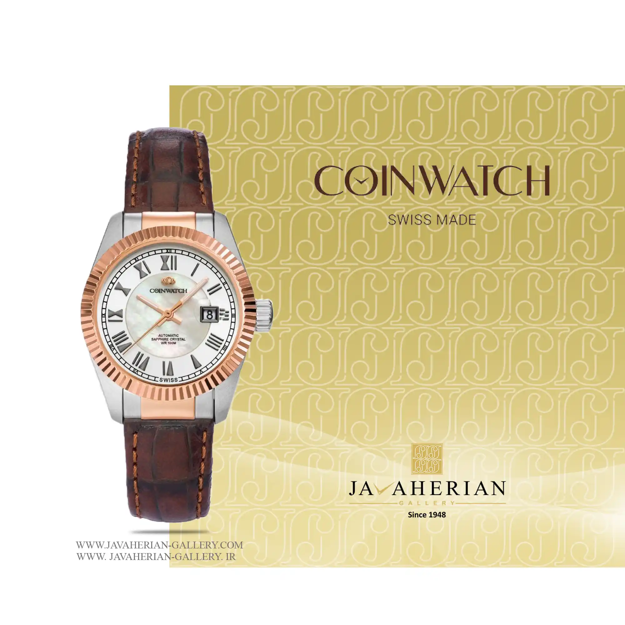 ساعت زنانه کوین واچ C114RWH 1 ساعت زنانه کوین واچ C114RWH Coin Watch