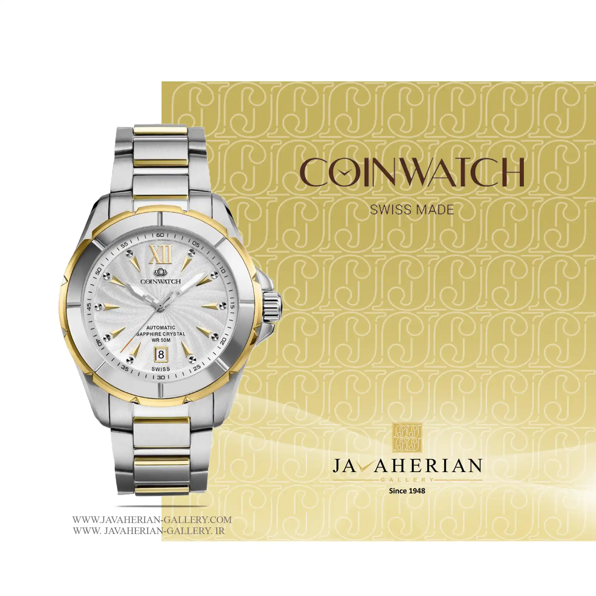 ساعت مردانه کوین واچ C120TWH 1 ساعت مردانه کوین واچ C120TWH Coin Watch