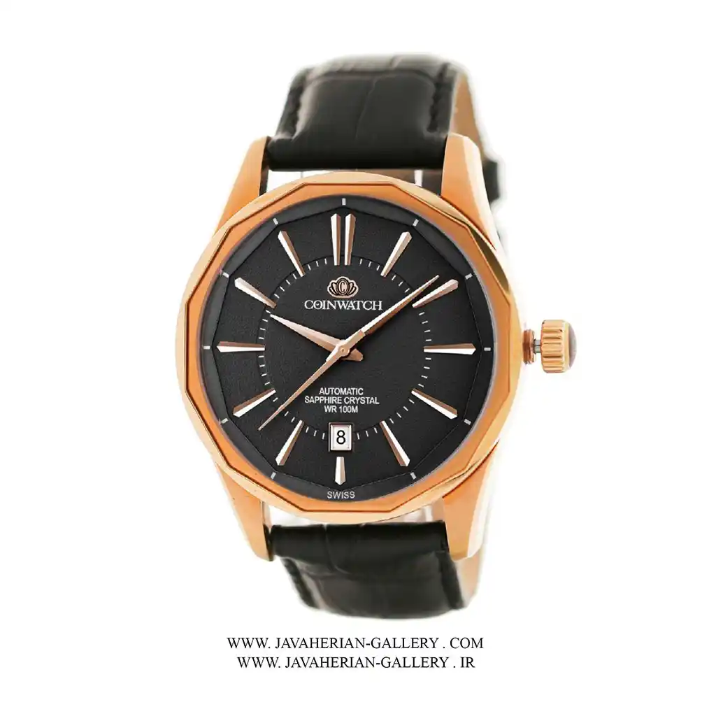 ساعت مردانه کوین واچ C122RBK 3 ساعت مردانه کوین واچ C122RBK Coin Watch