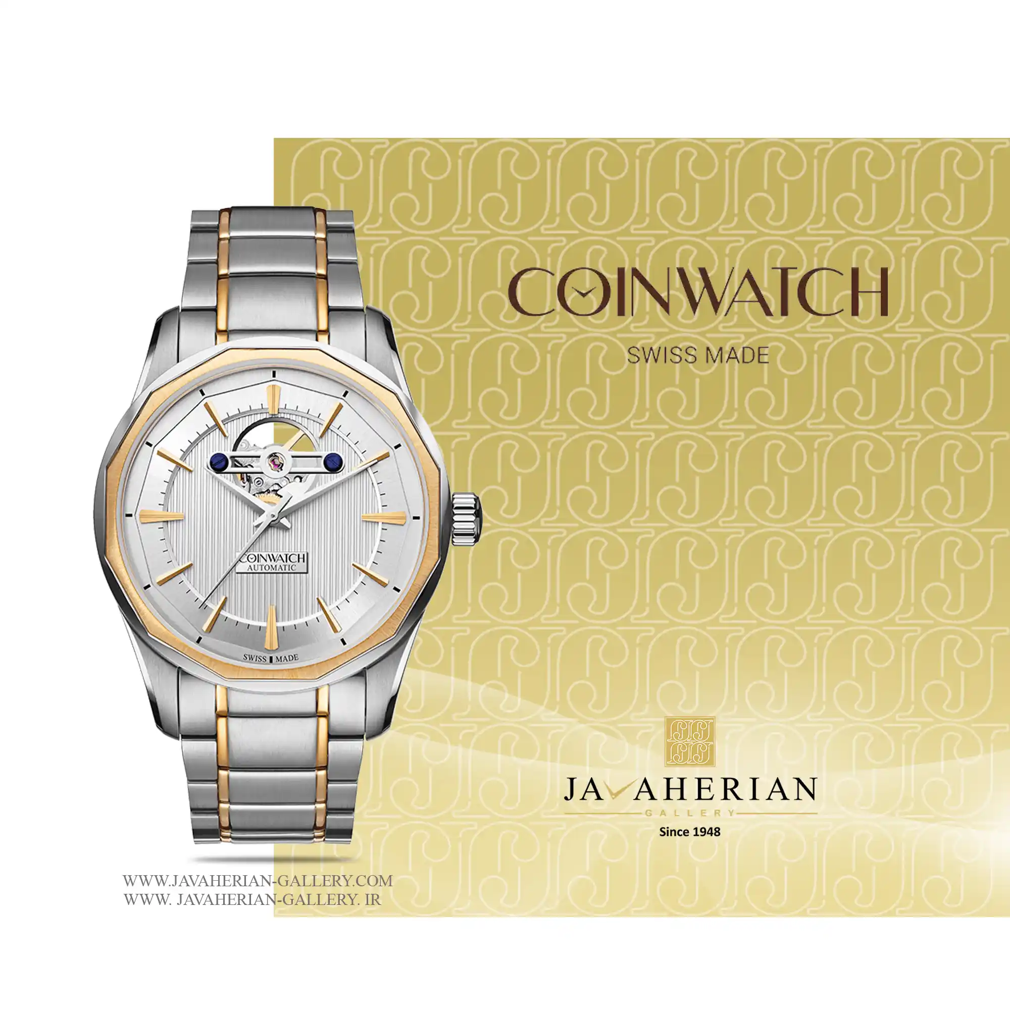 ساعت مردانه کوین واچ C142TWH 1 ساعت مردانه کوین واچ C142TWH Coin Watch
