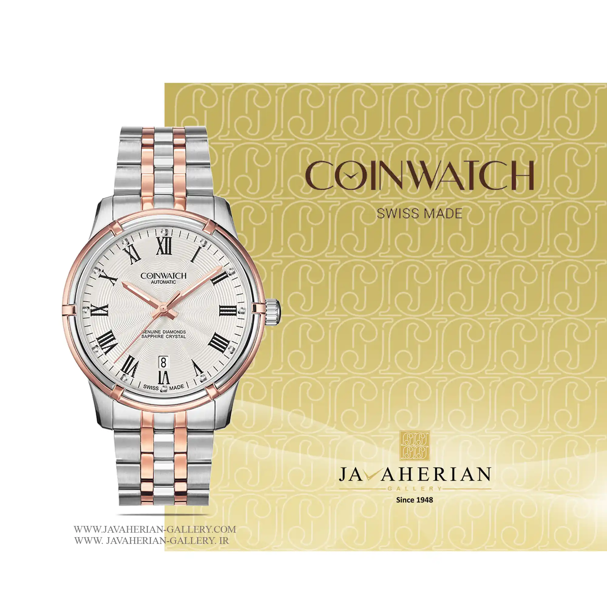 ساعت مردانه کوین واچ C172RWH 1 ساعت مردانه کوین واچ C172RWH Coin Watch