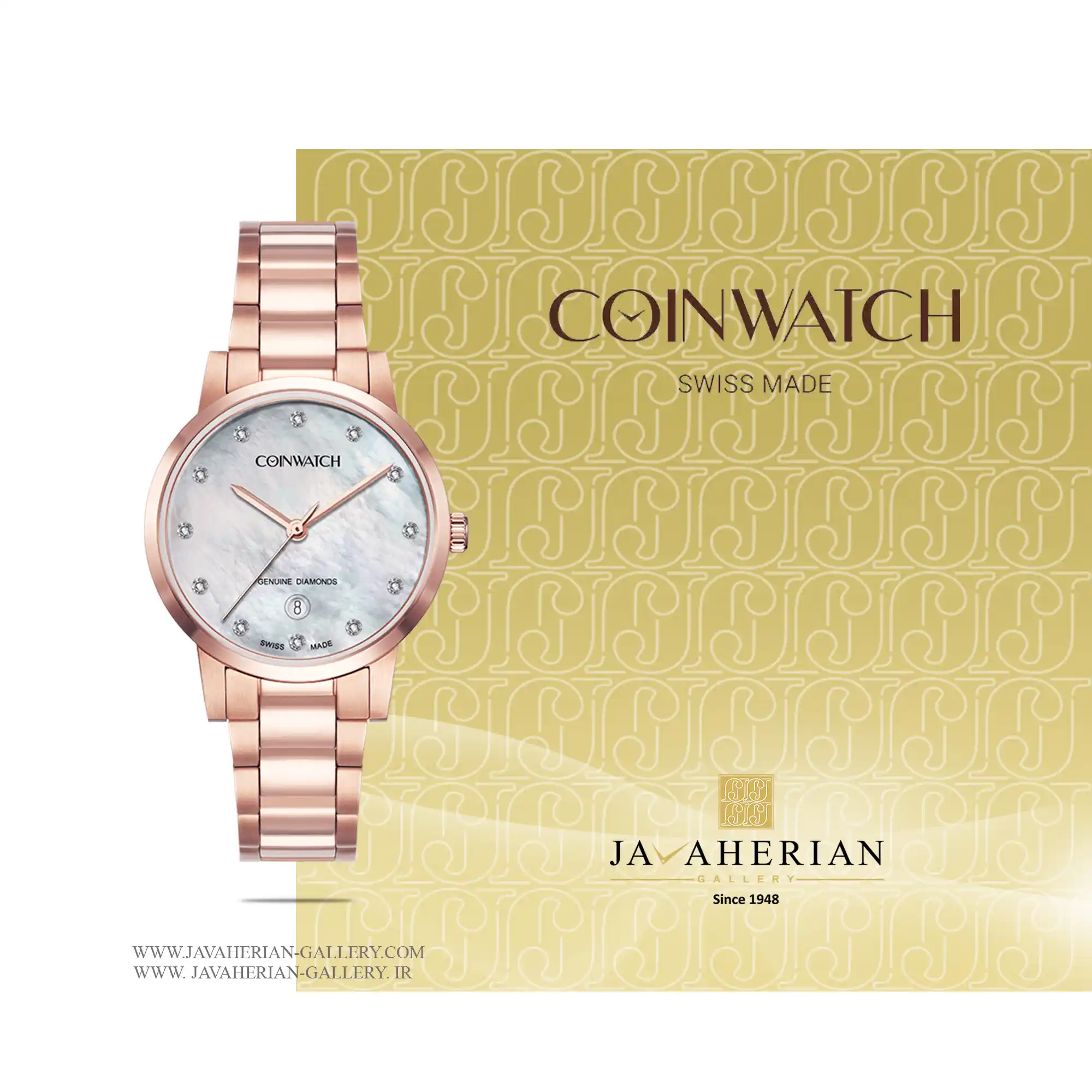 ساعت زنانه کوین واچ C180RWH 1 ساعت زنانه کوین واچ C180RWH Coin Watch