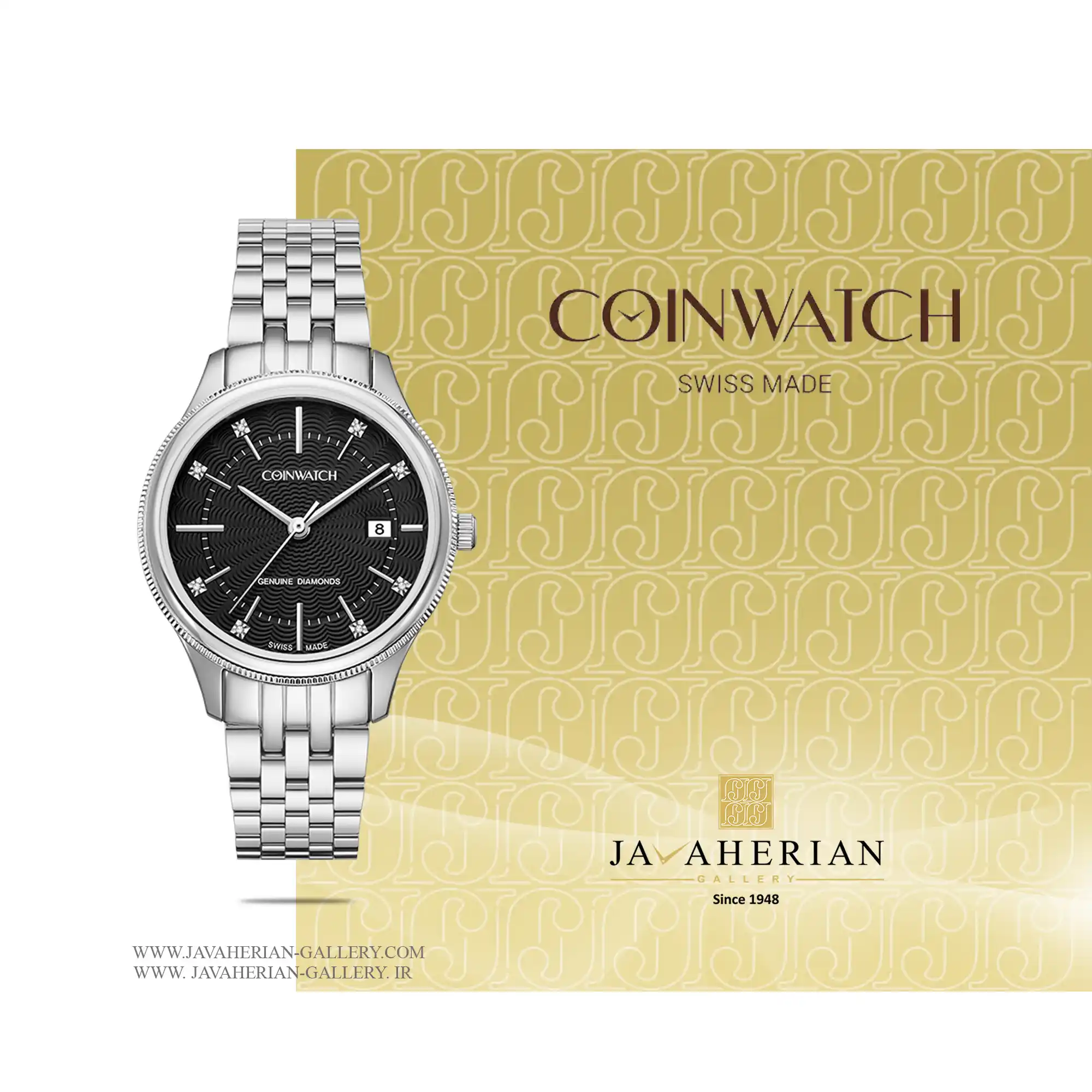 ساعت زنانه کوین واچ C199SBK 1 ساعت زنانه کوین واچ C199SBK Coin Watch