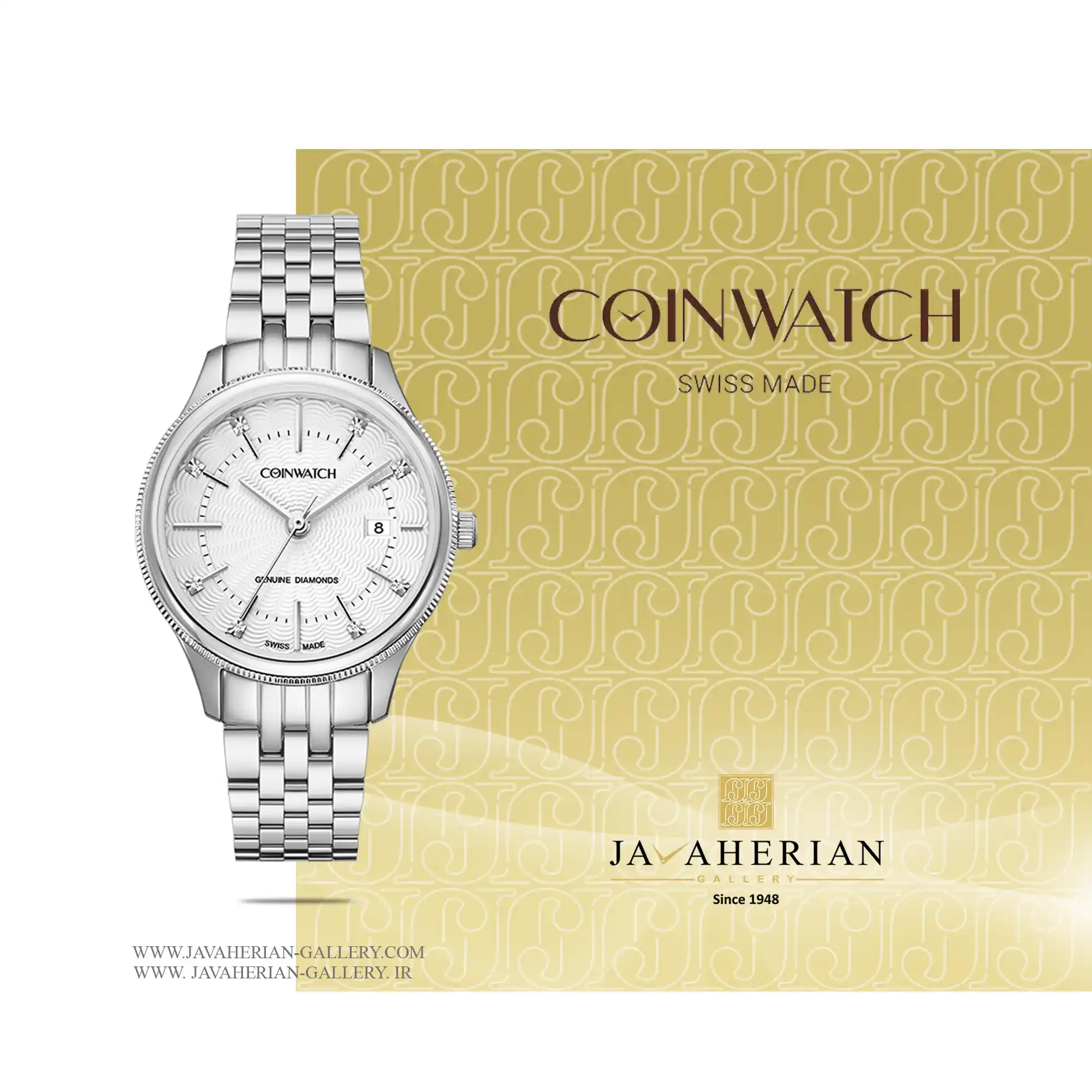 ساعت زنانه کوین واچ C199SWH 1 ساعت زنانه کوین واچ C199SWH Coin Watch