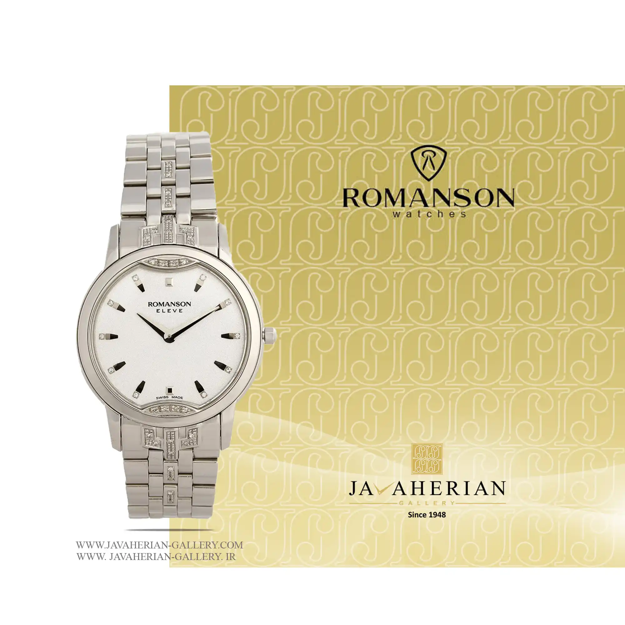 ساعت زنانه رومانسون EM3210KM1WAS2W 1 ساعت زنانه رومانسون EM3210KM1WAS2W Romanson
