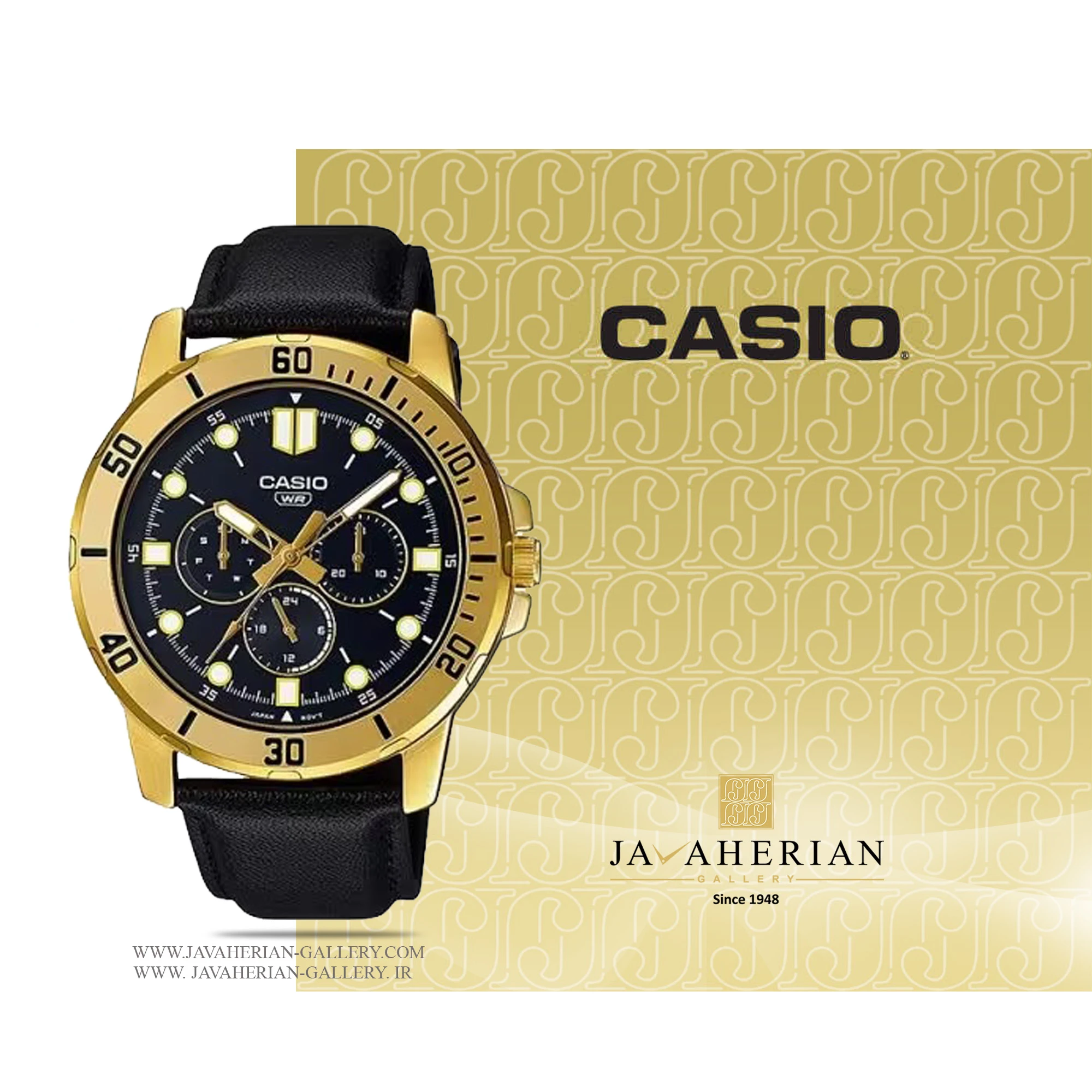 ساعت مردانه کاسیو MTP-VD300GL-1EUDF 1 ساعت مردانه کاسیو MTP-VD300GL-1EUDF Casio