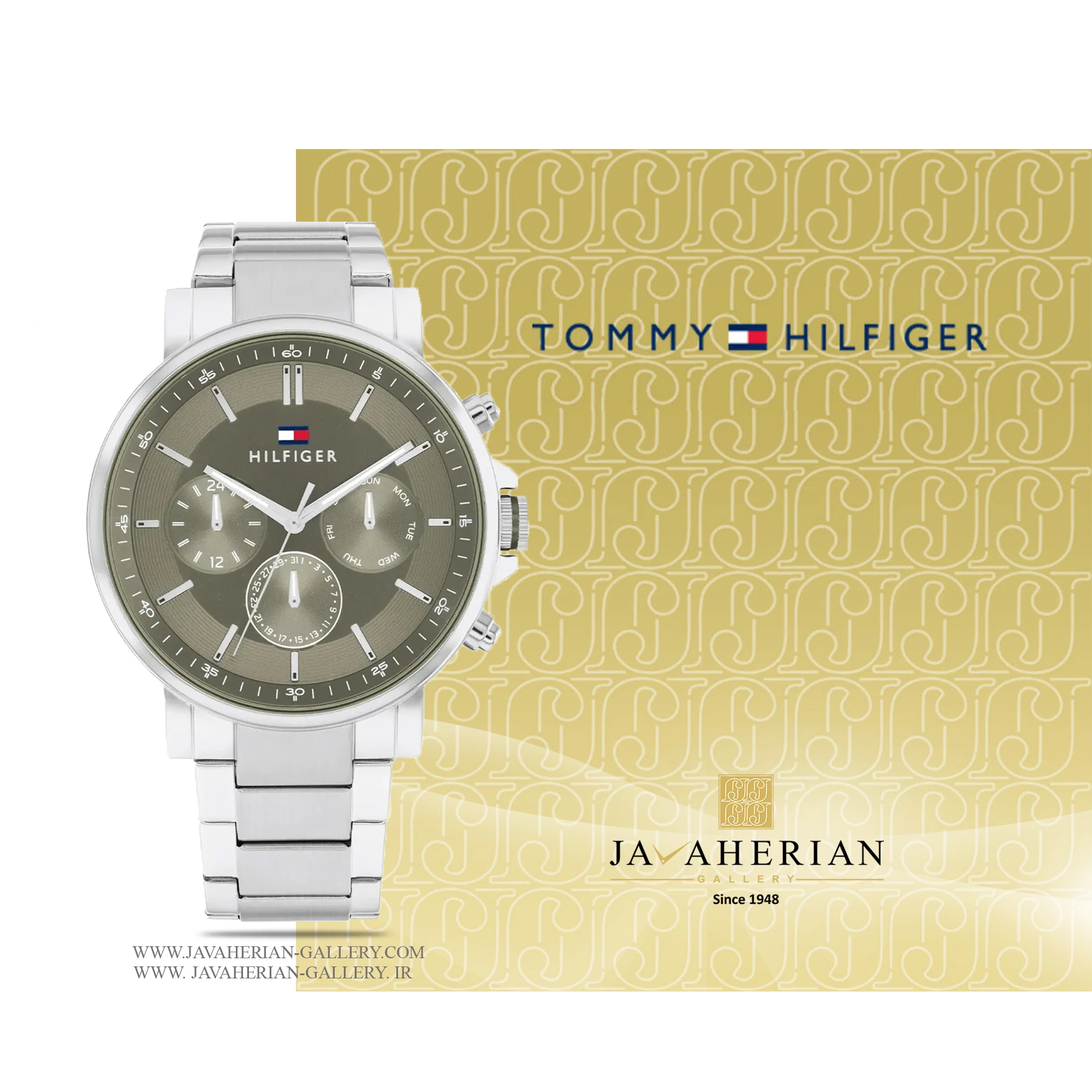 ساعت مردانه تامی هیلفیگر 1710587 1 ساعت مردانه تامی هیلفیگر T1710587 Tommy Hilfiger