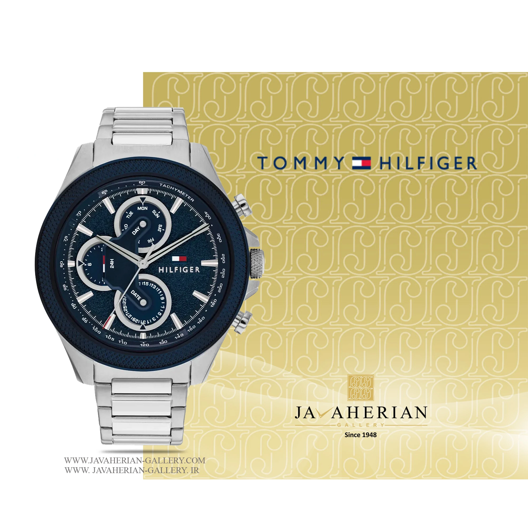 ساعت مردانه تامی هیلفیگر 1792080 1 ساعت مردانه تامی هیلفیگر T1792080 Tommy Hilfiger