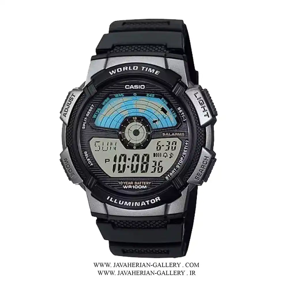 ساعت مردانه کاسیو AE-1100W-1A 2 ساعت مردانه کاسیو AE-1100W-1A Casio