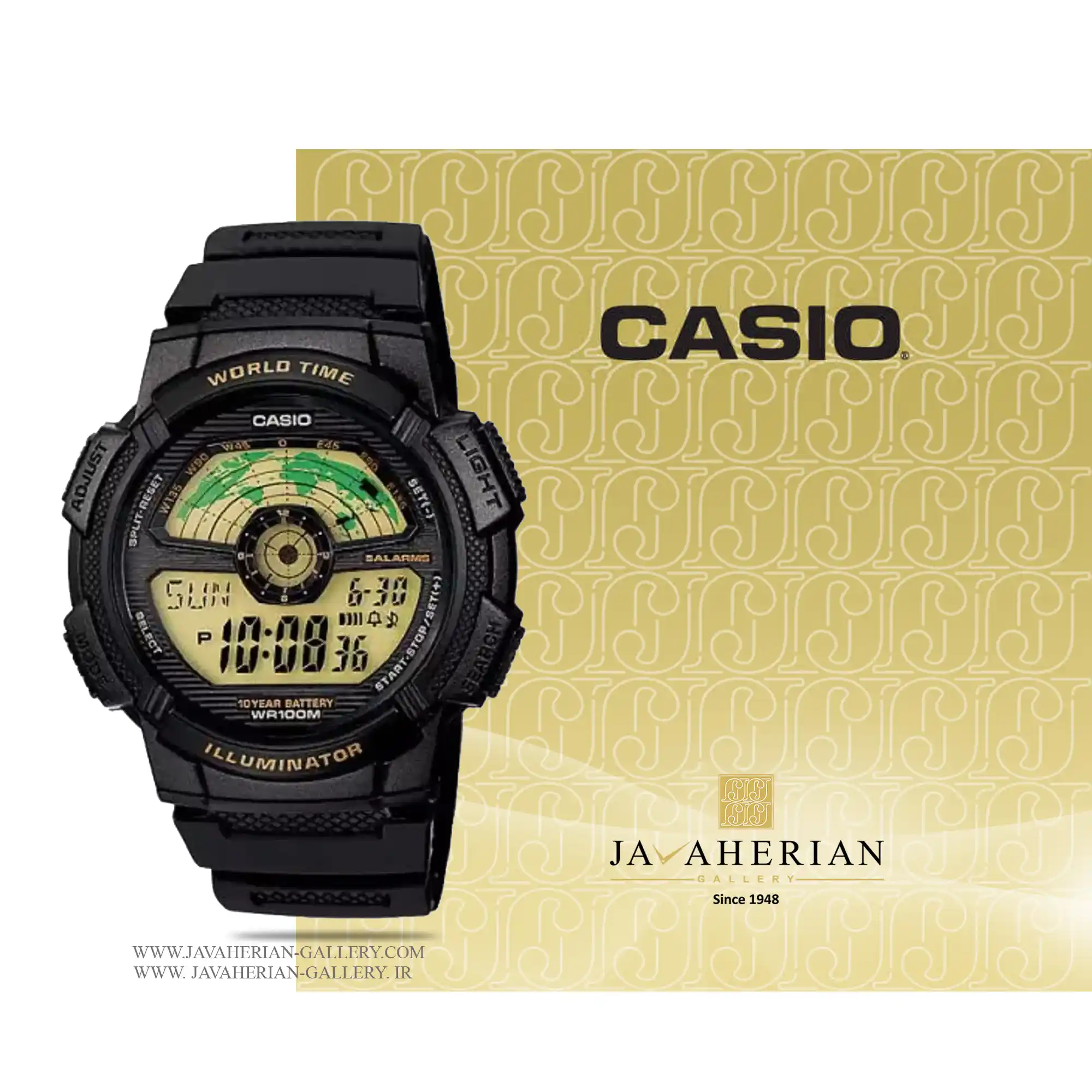 ساعت مردانه کاسیو AE-1100W-1B 1 ساعت مردانه کاسیو AE-1100W-1B Casio
